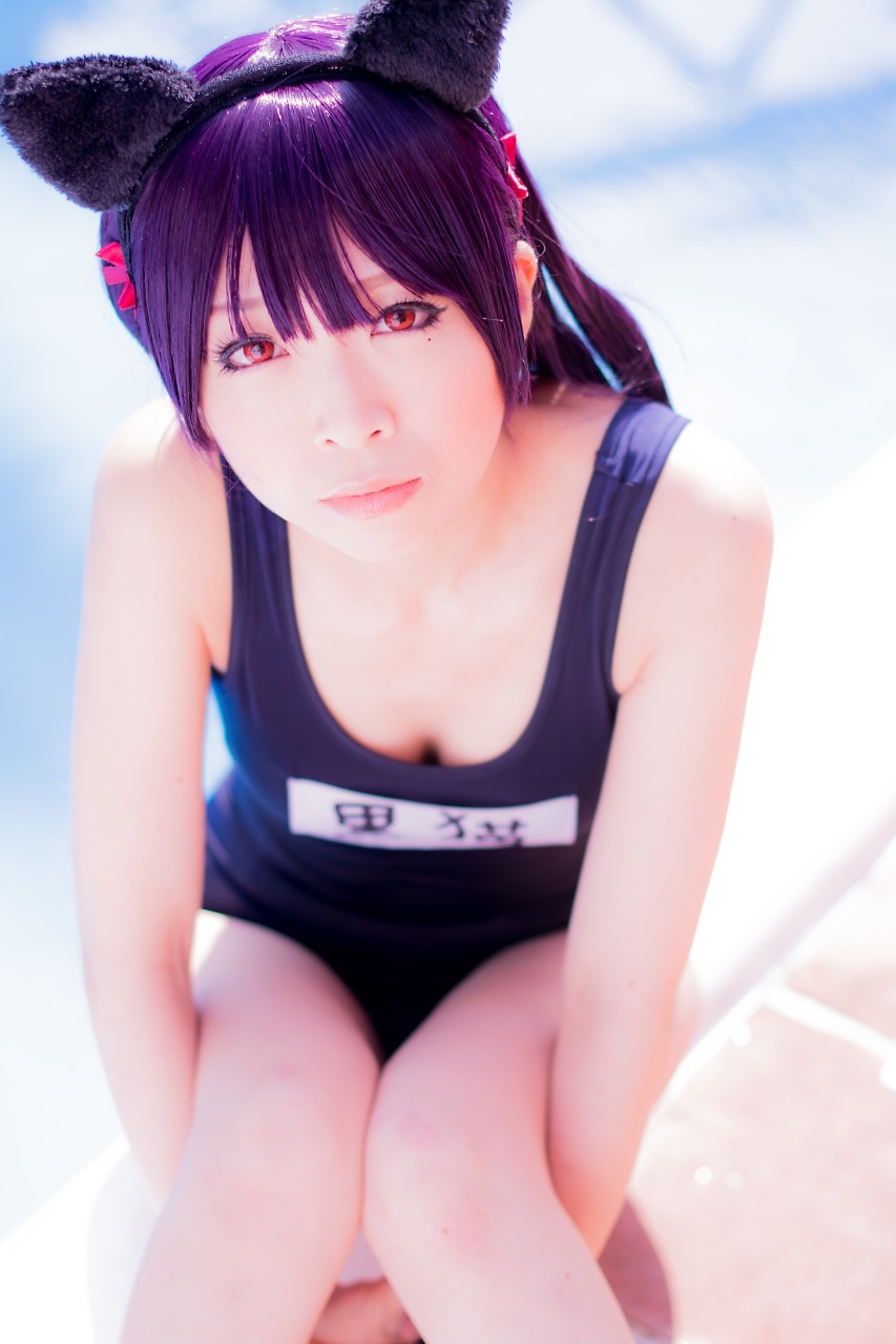 兔玩映画系列 写真-死库水黑猫