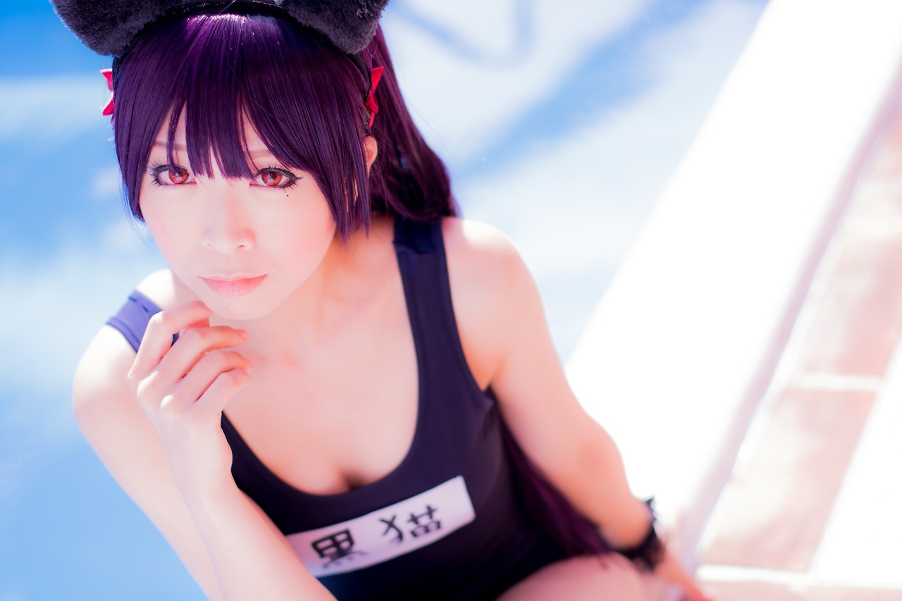 兔玩映画系列 写真-死库水黑猫