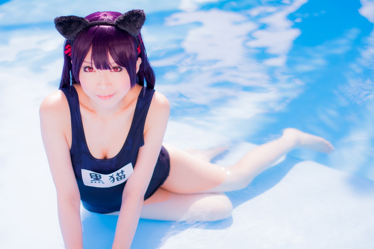 兔玩映画系列 写真-死库水黑猫