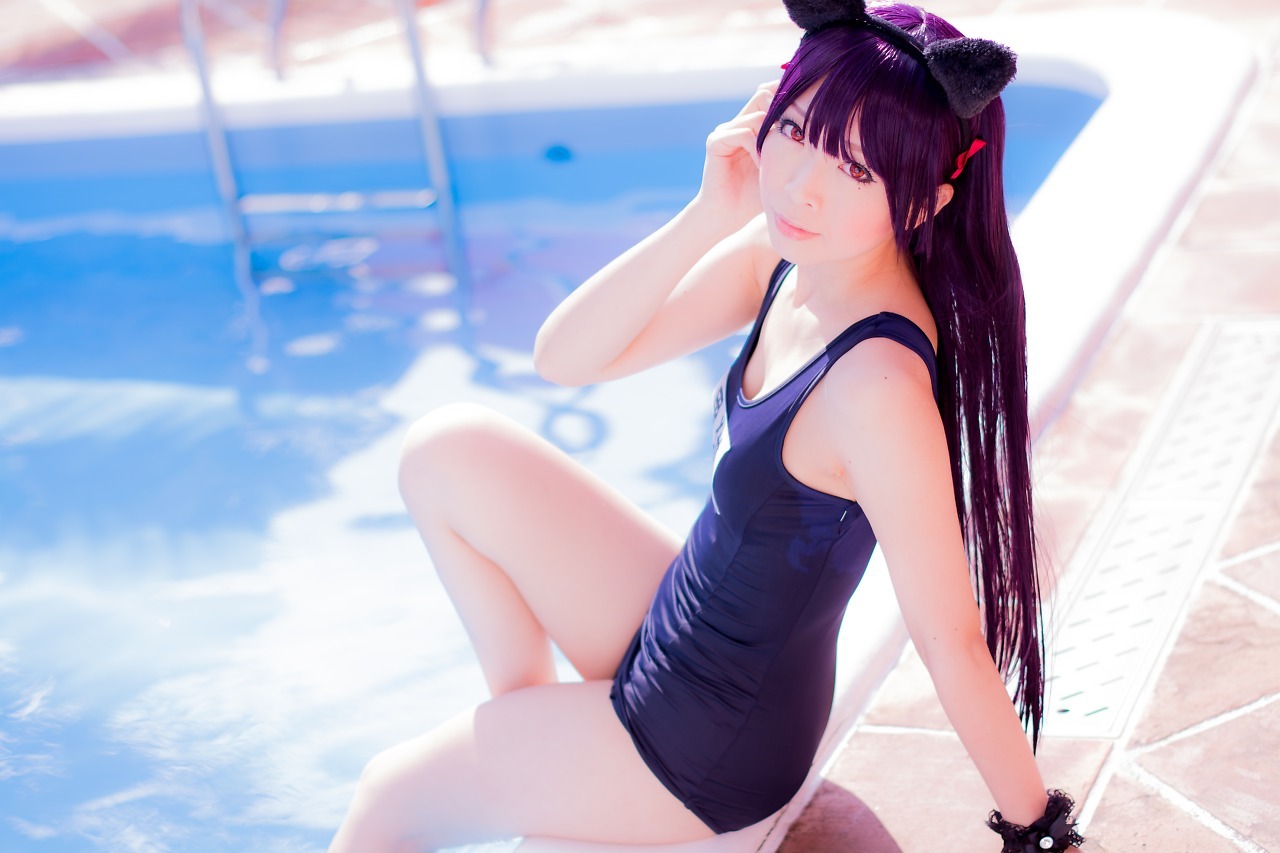 兔玩映画系列 写真-死库水黑猫