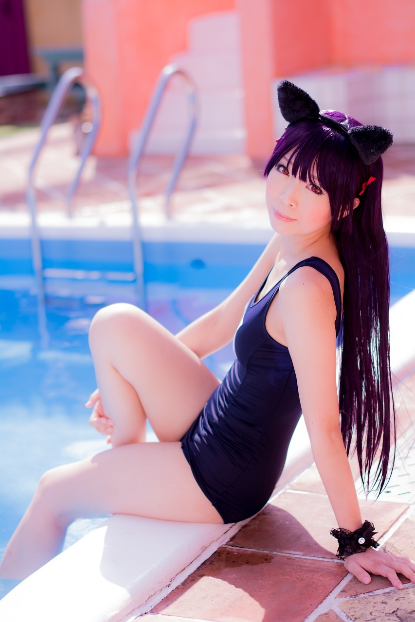 兔玩映画系列 写真-死库水黑猫