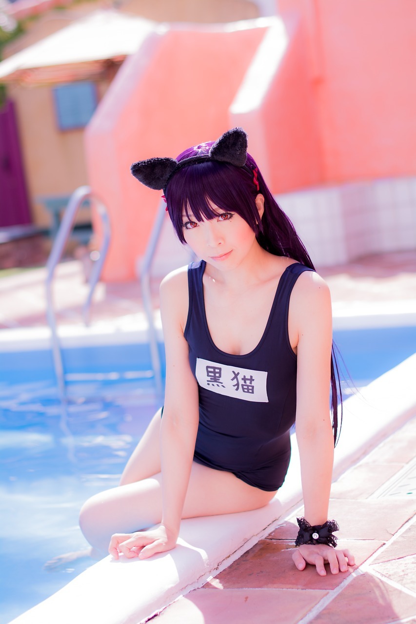 兔玩映画系列 写真-死库水黑猫