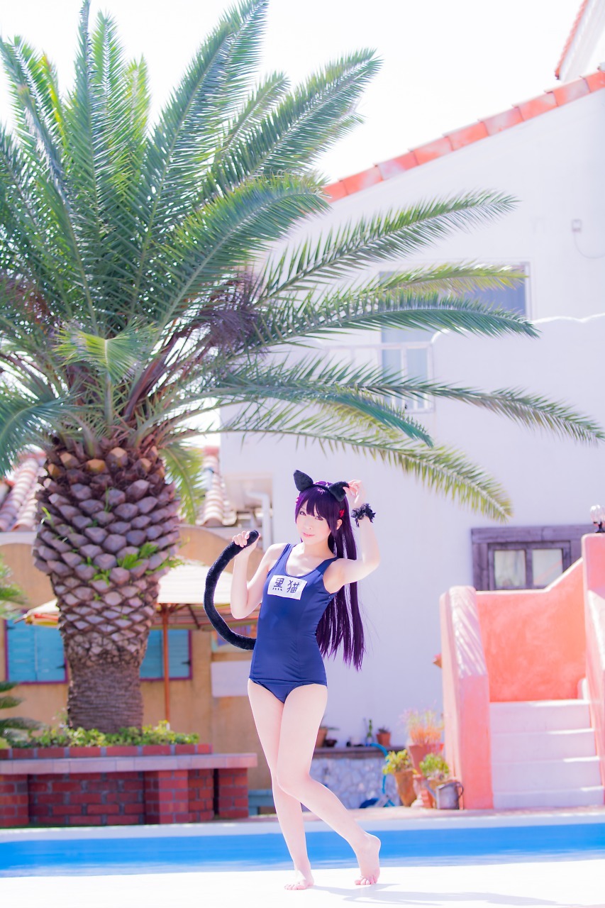 兔玩映画系列 写真-死库水黑猫