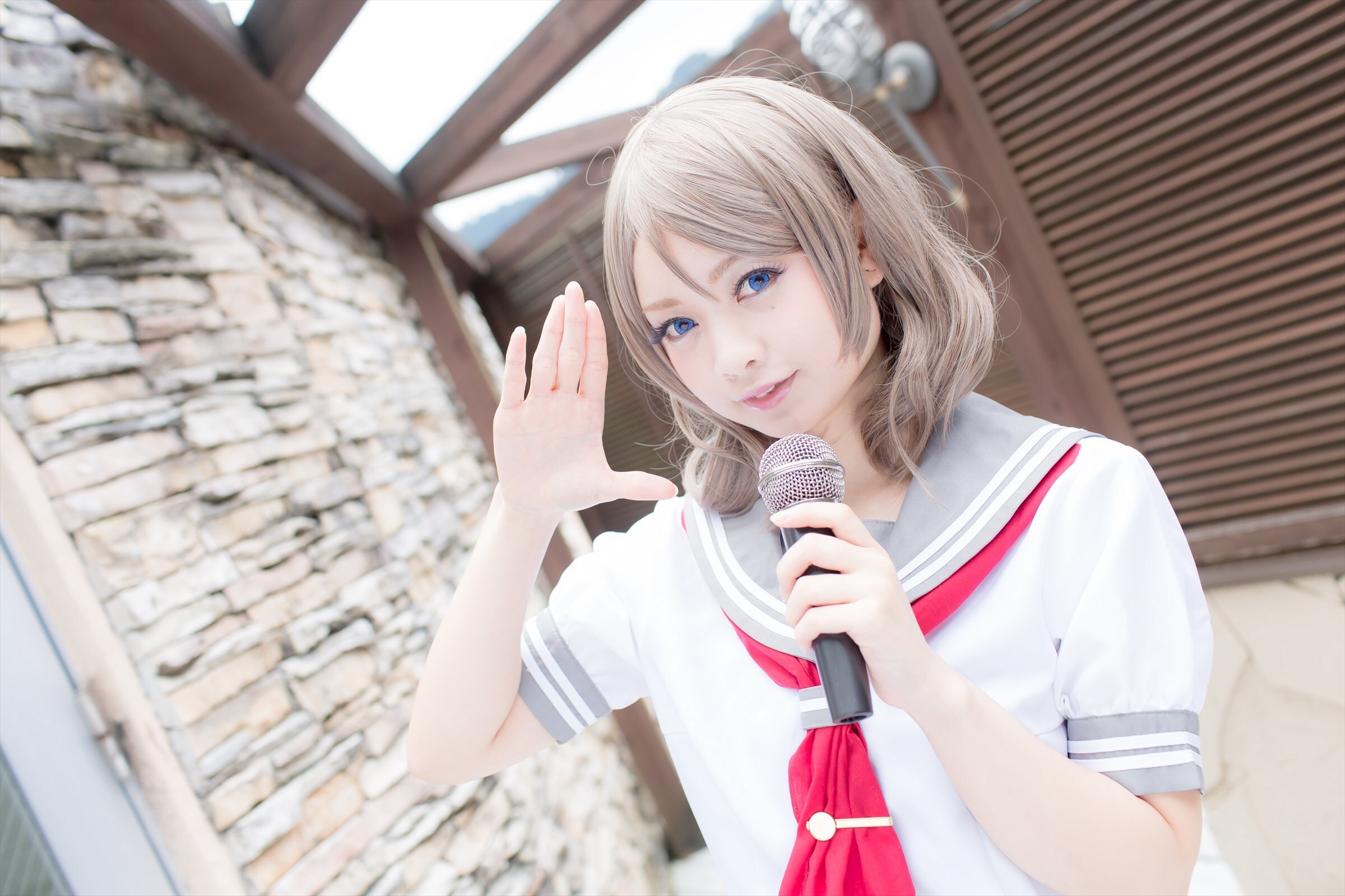 兔玩映画系列 写真-露背毛衣