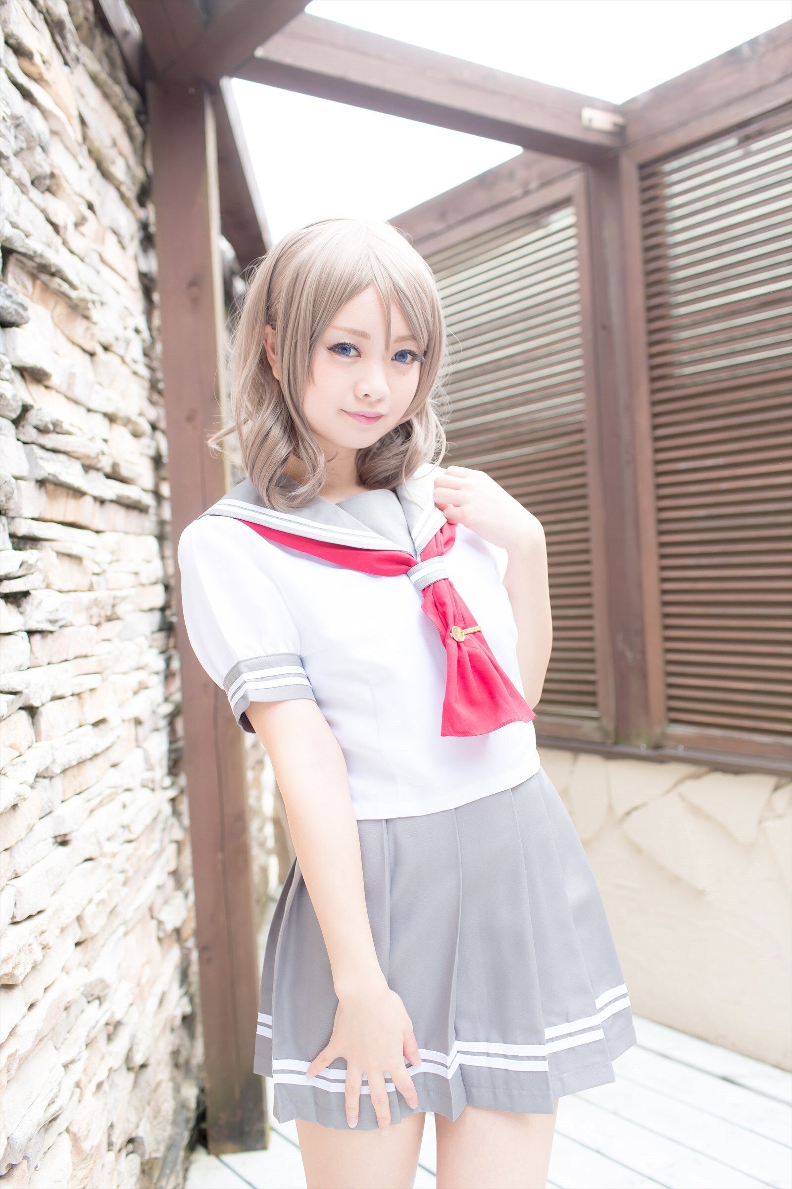 兔玩映画系列 写真-露背毛衣