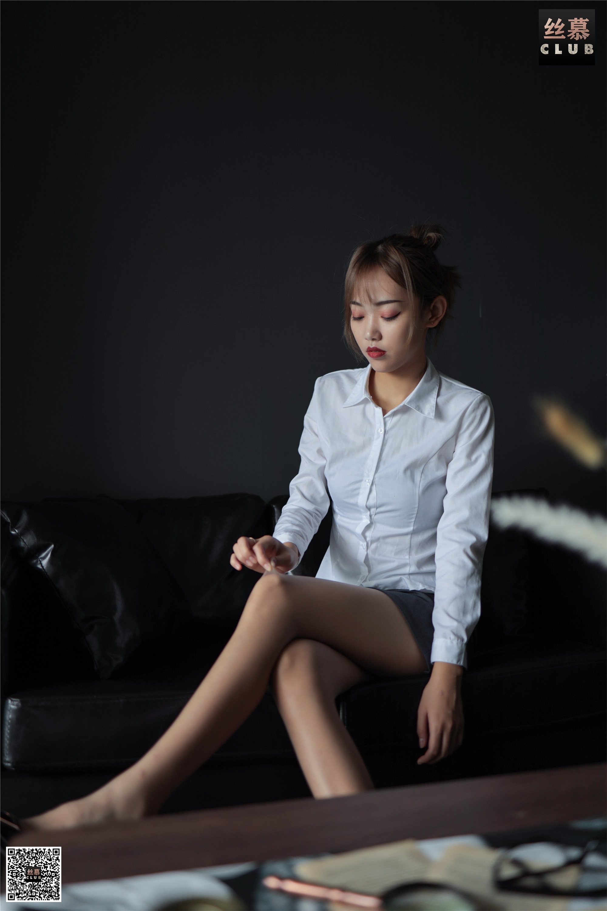 丝慕写真 SM069 小颖《小颖纹理肉丝》