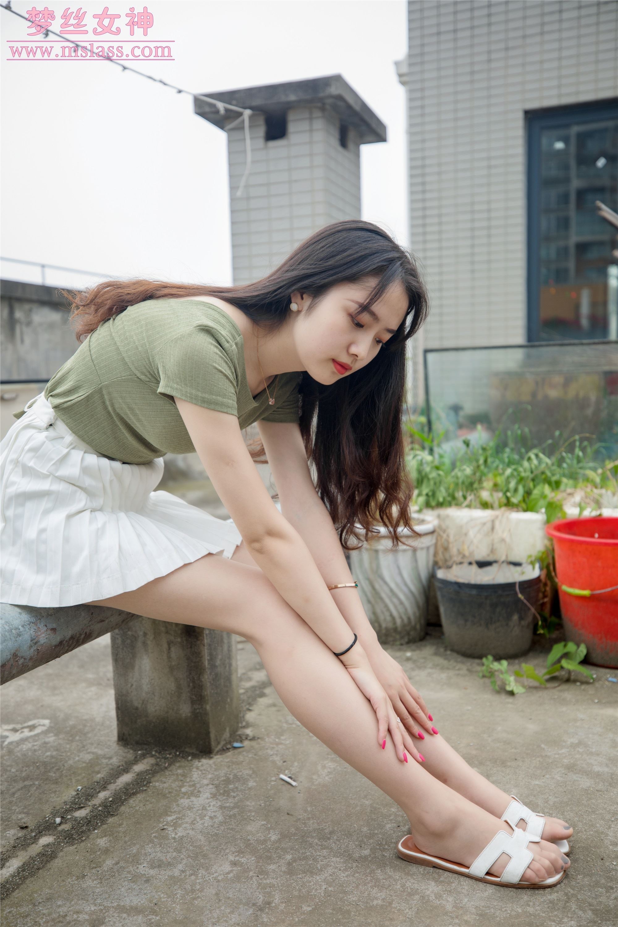 MSLASS梦丝女神2019-06-20 柳儿 侧颜太美的小姐姐 套图