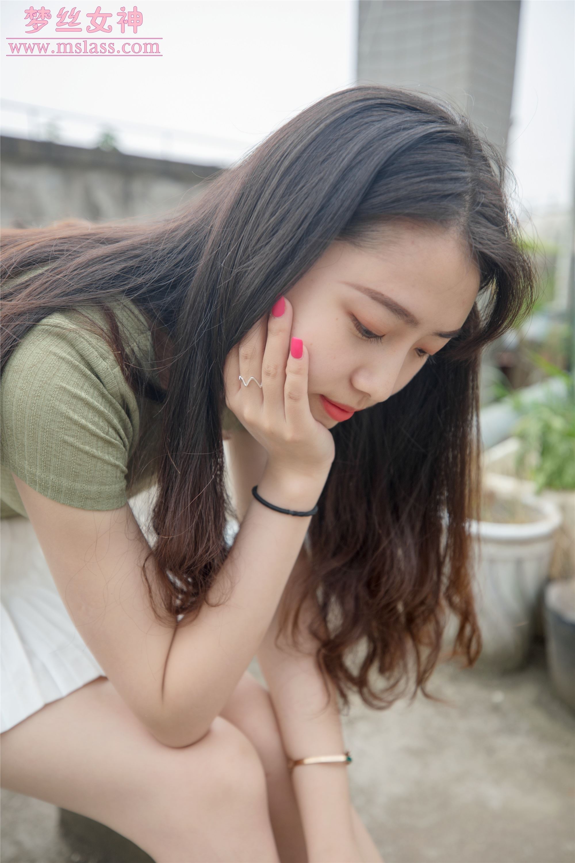 MSLASS梦丝女神2019-06-20 柳儿 侧颜太美的小姐姐 套图