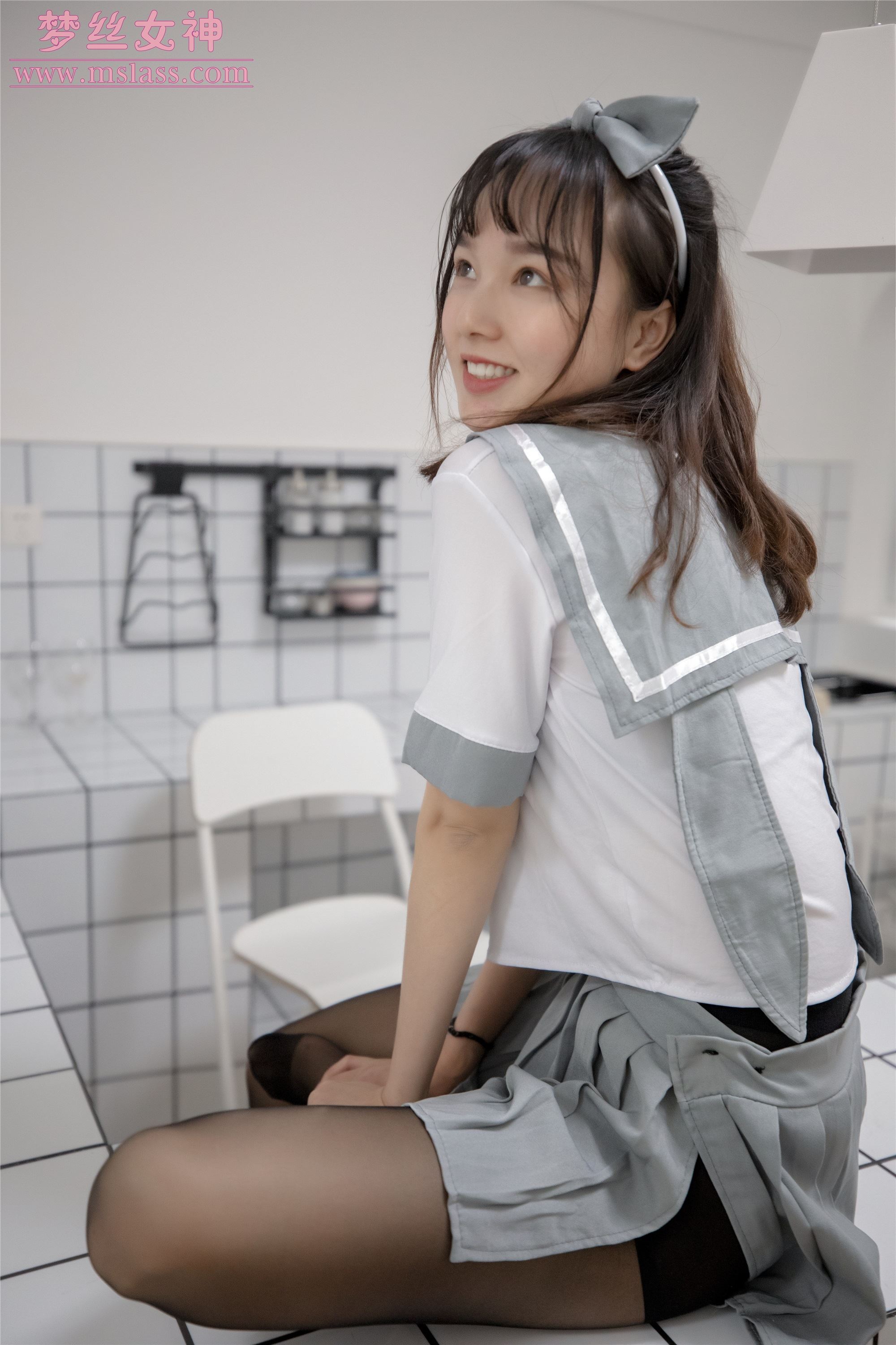 MSLASS梦丝女神 2019-07-24 玥玥 白色空间（黑)