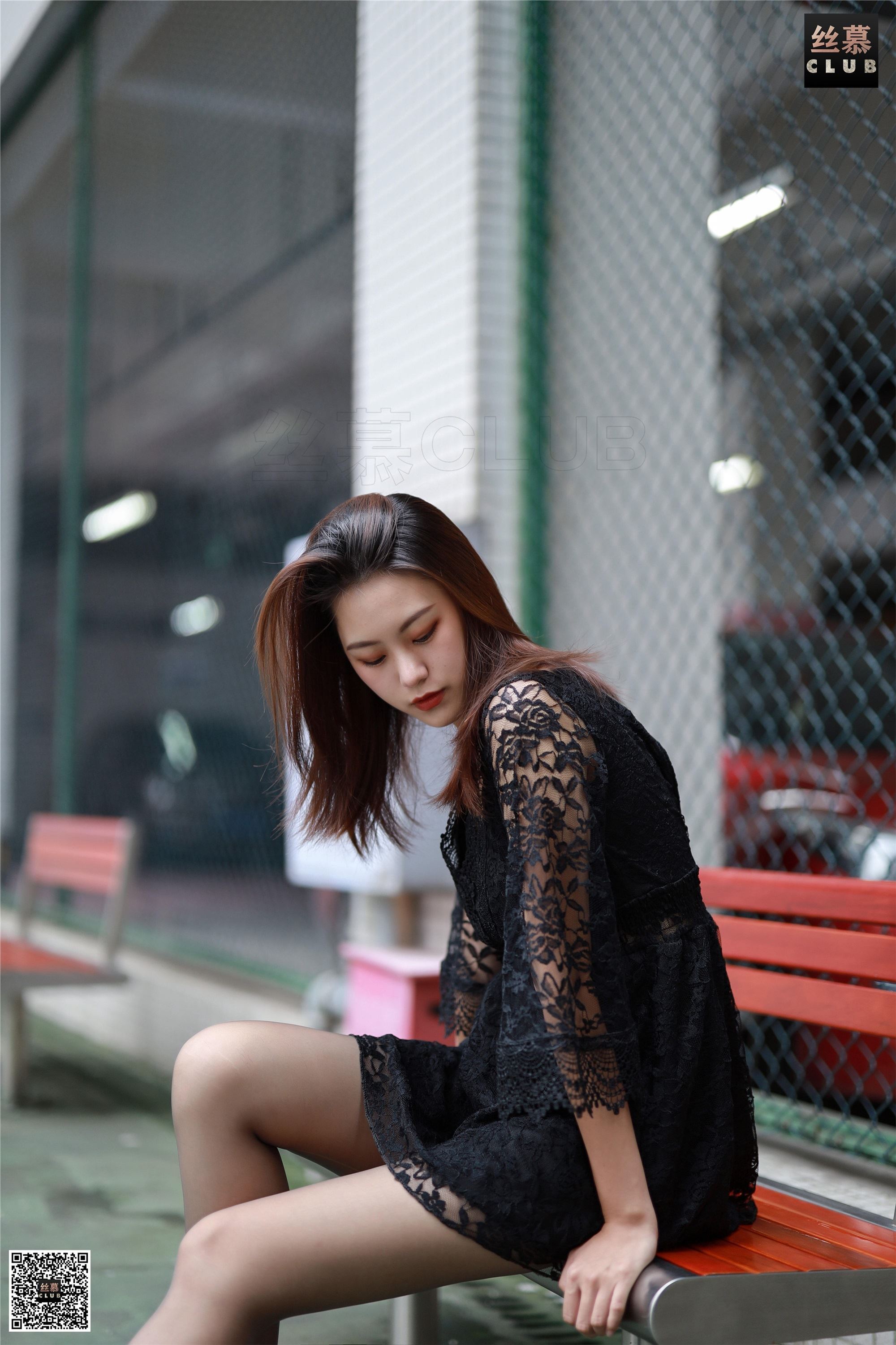 丝慕写真 SM066 天天一元 欣妹《网球场》