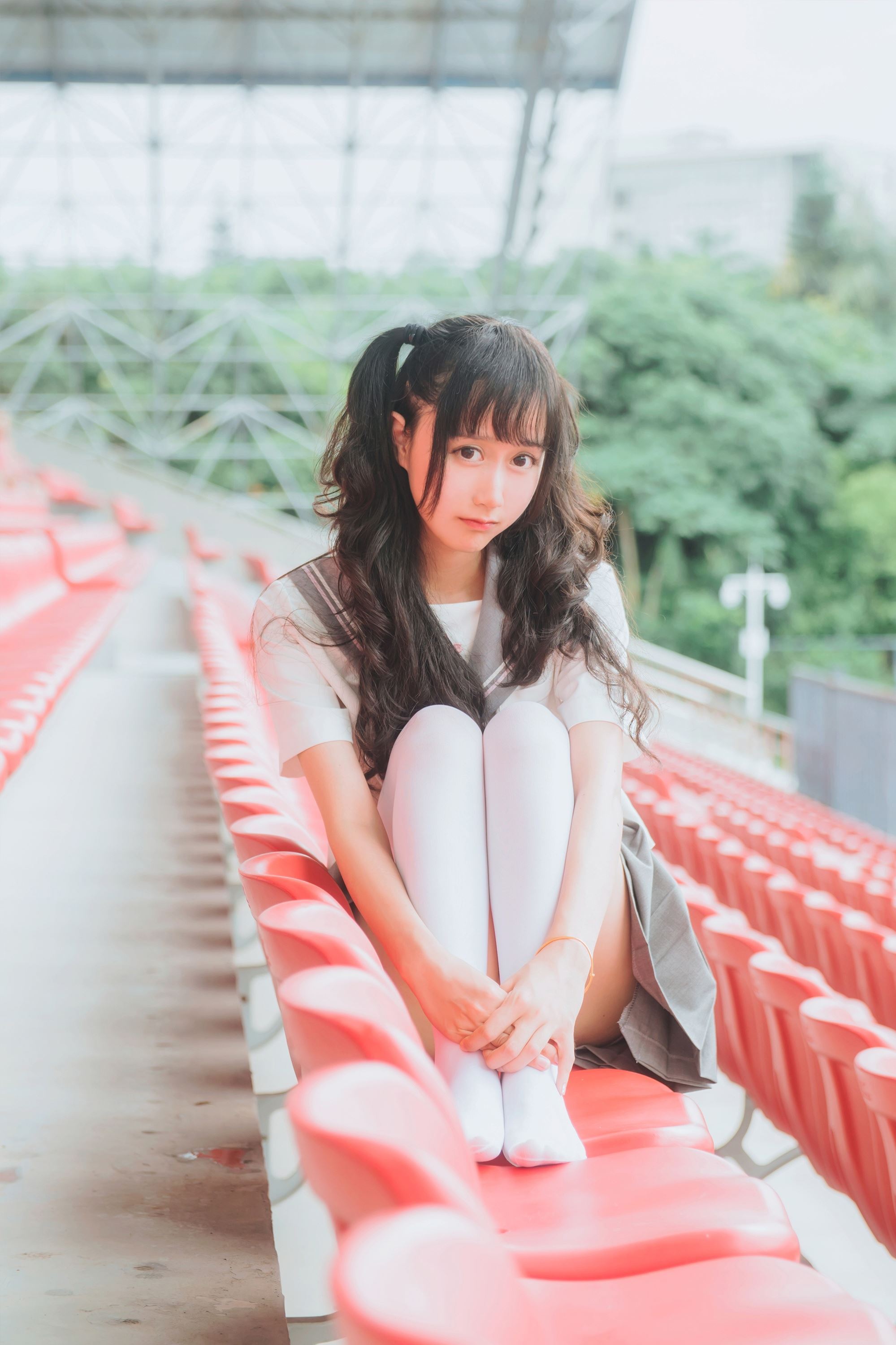 萌系小姐姐木绵绵OwO - JK制服