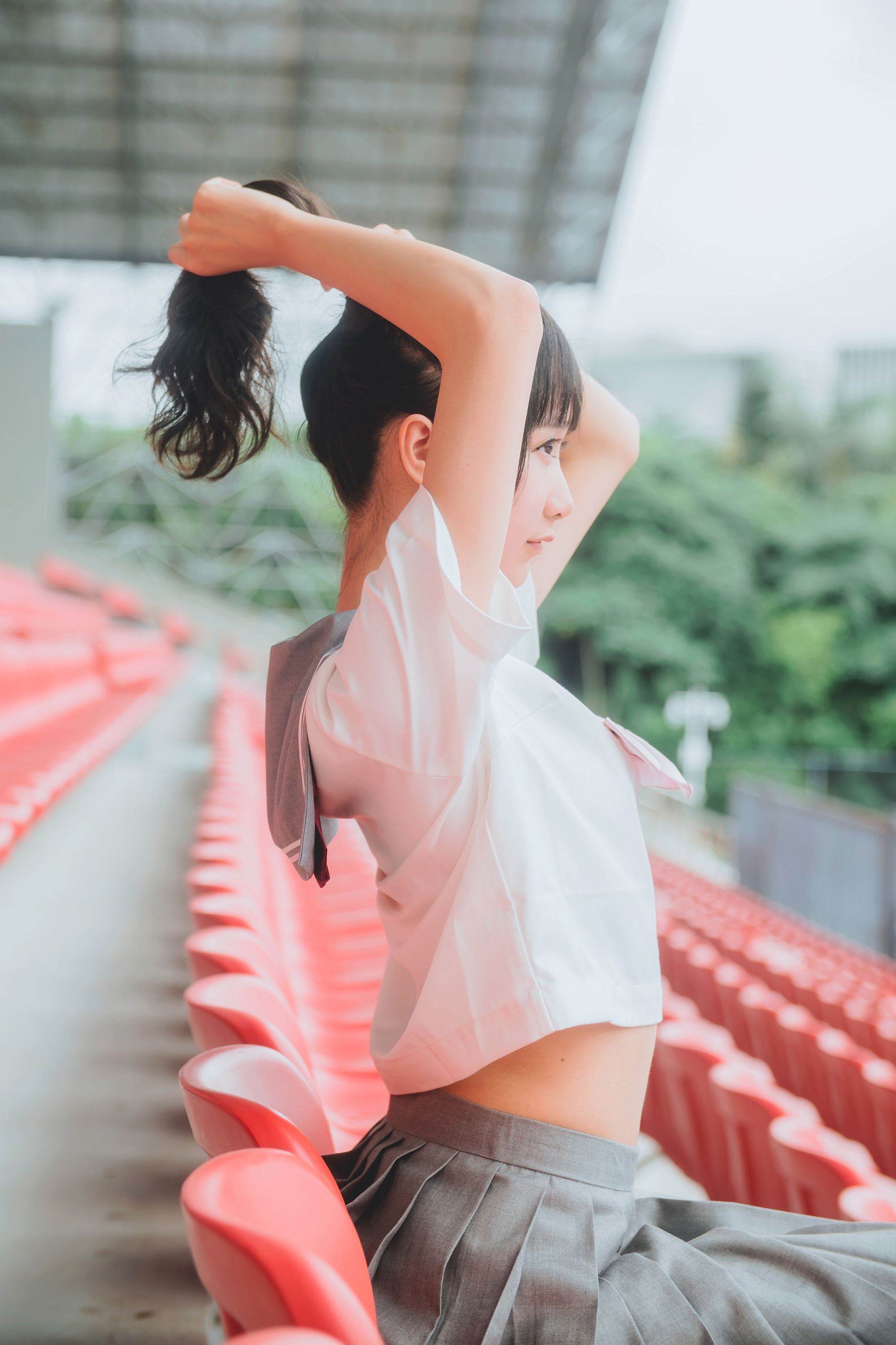 萌系小姐姐木绵绵OwO - JK制服