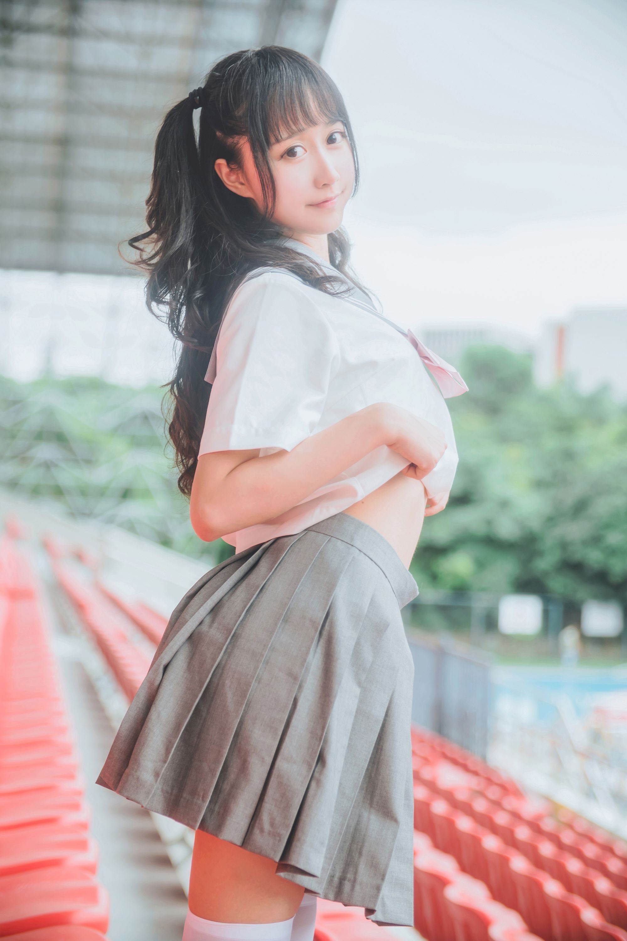 萌系小姐姐木绵绵OwO - JK制服