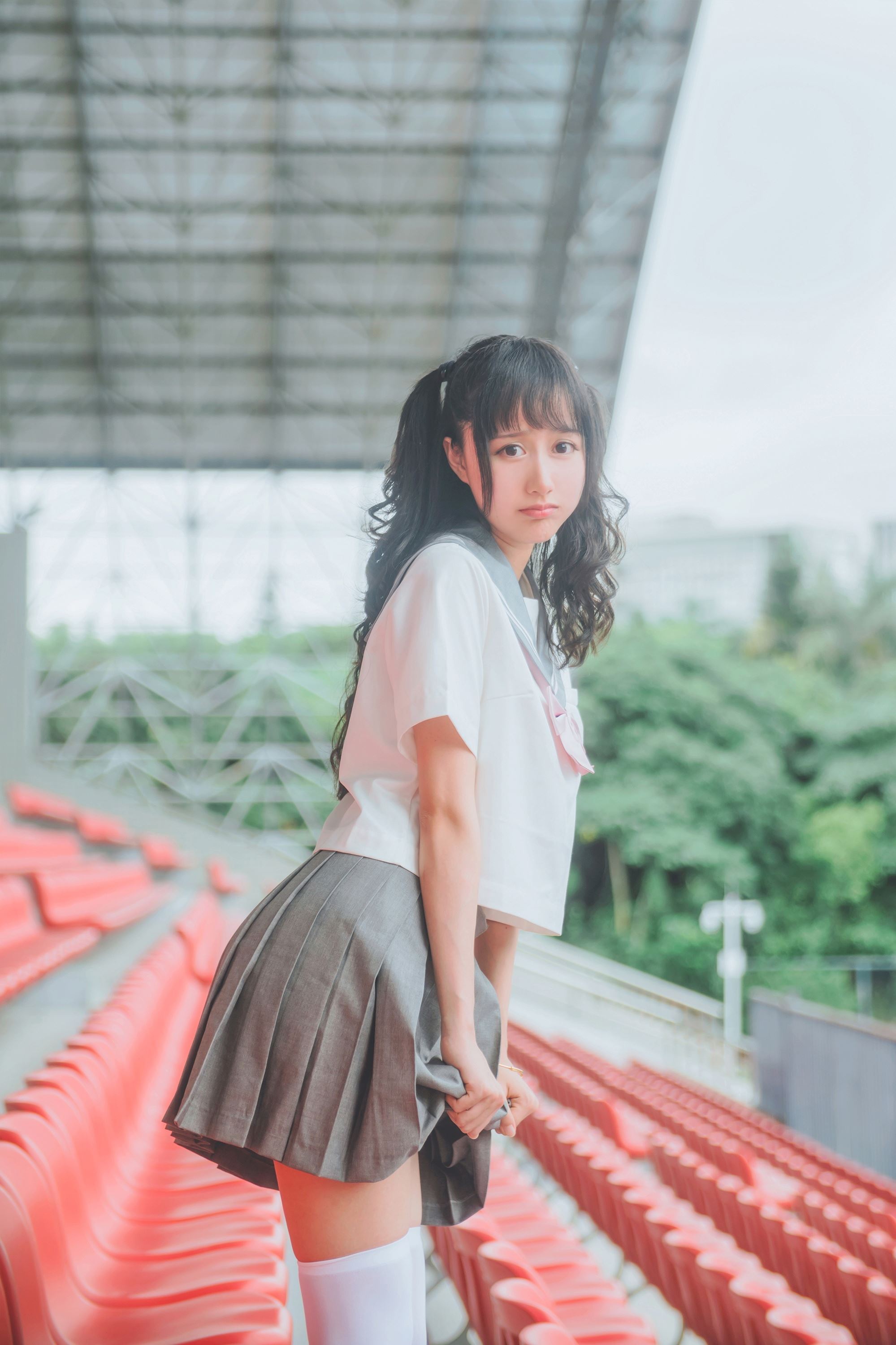 萌系小姐姐木绵绵OwO - JK制服