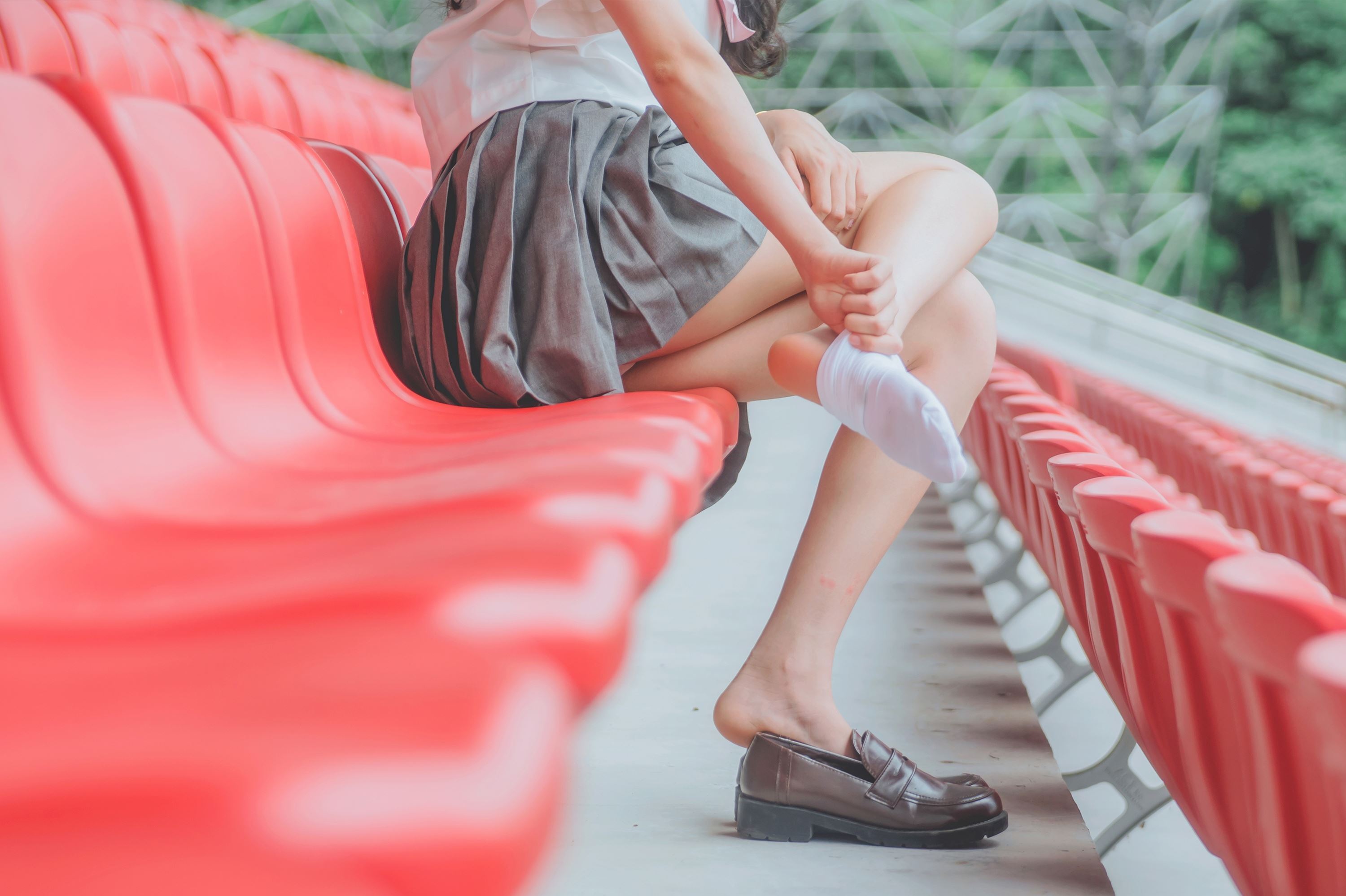 萌系小姐姐木绵绵OwO - JK制服