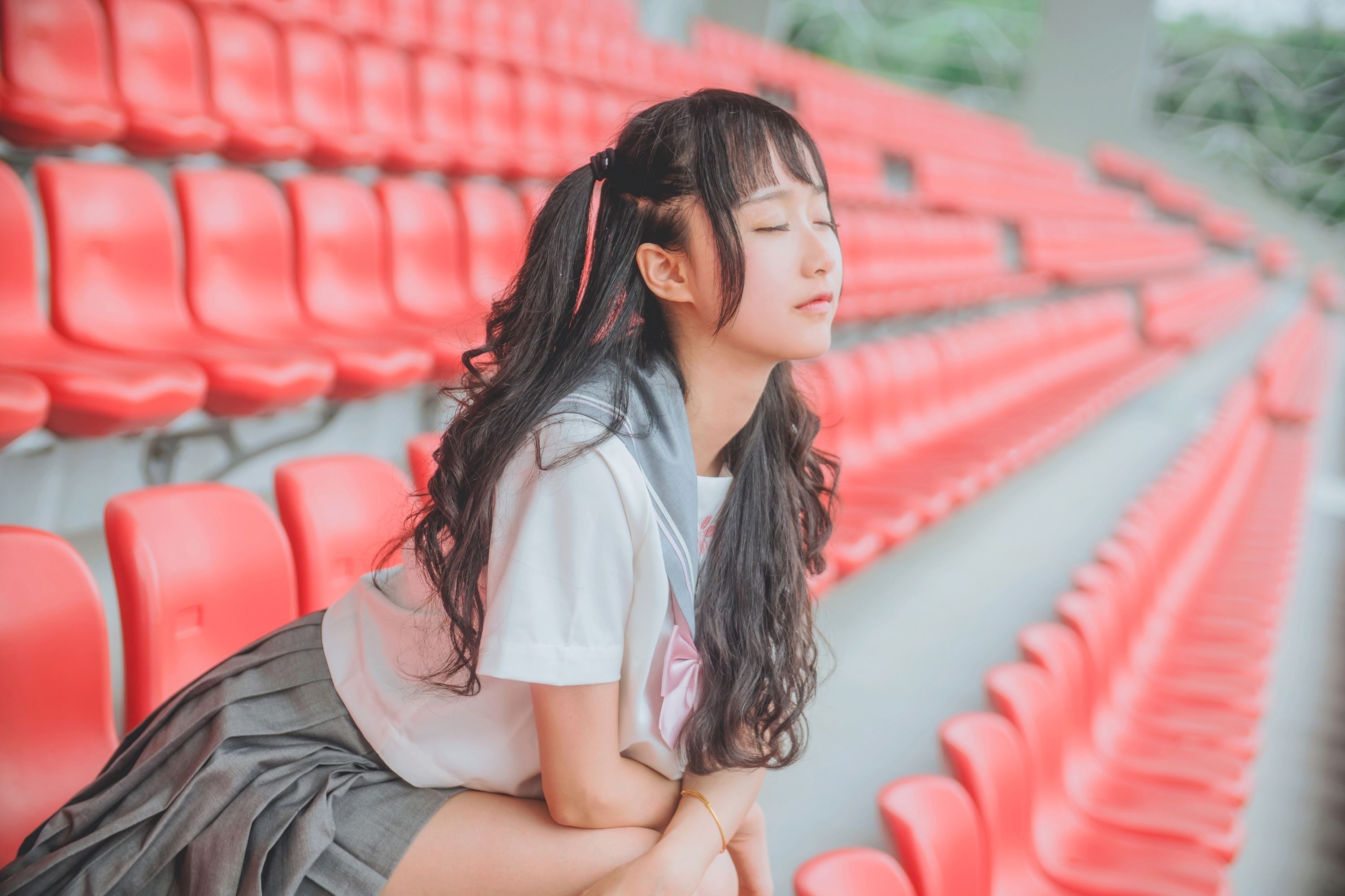 萌系小姐姐木绵绵OwO - JK制服