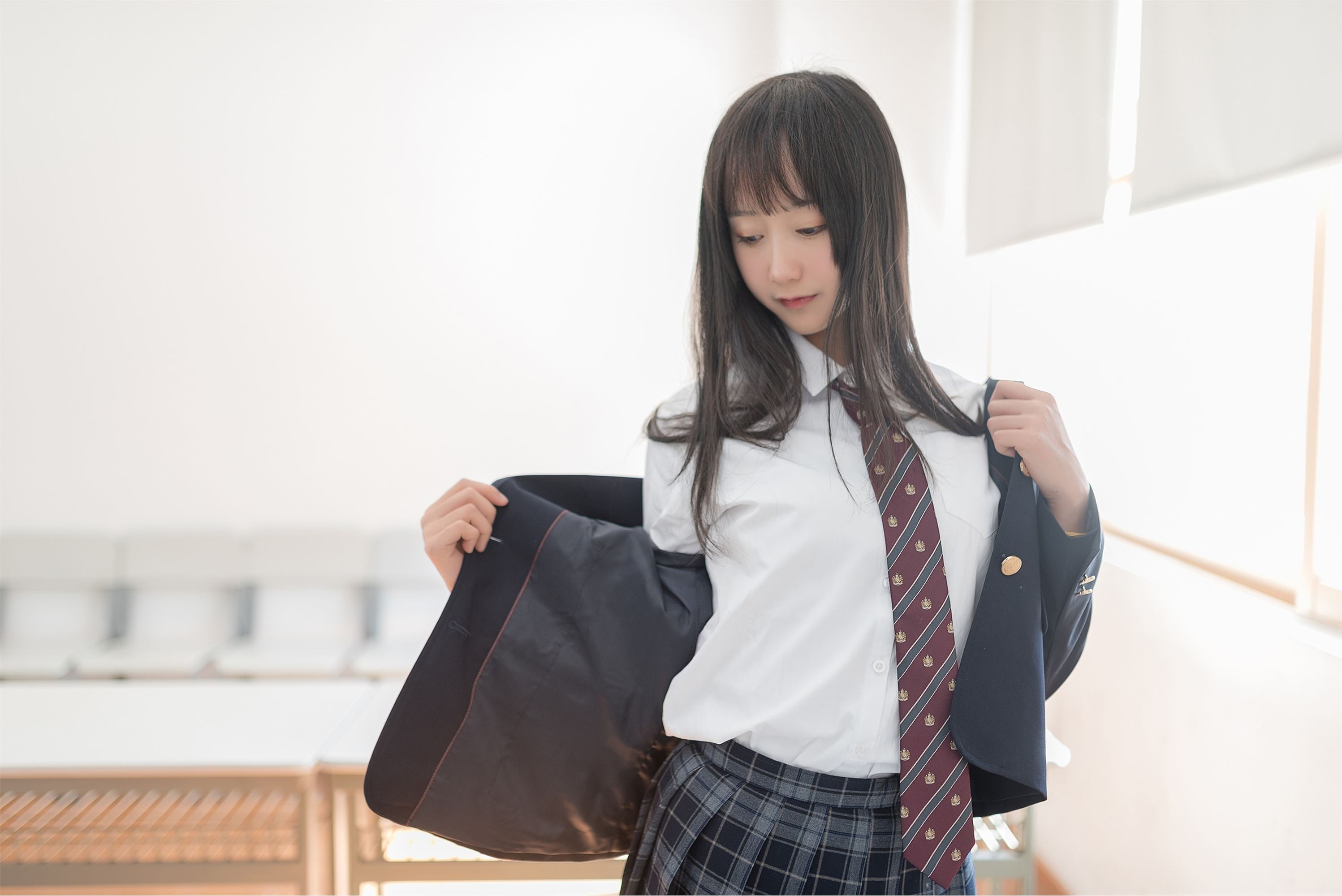 萌系小姐姐木绵绵OwO 西式JK