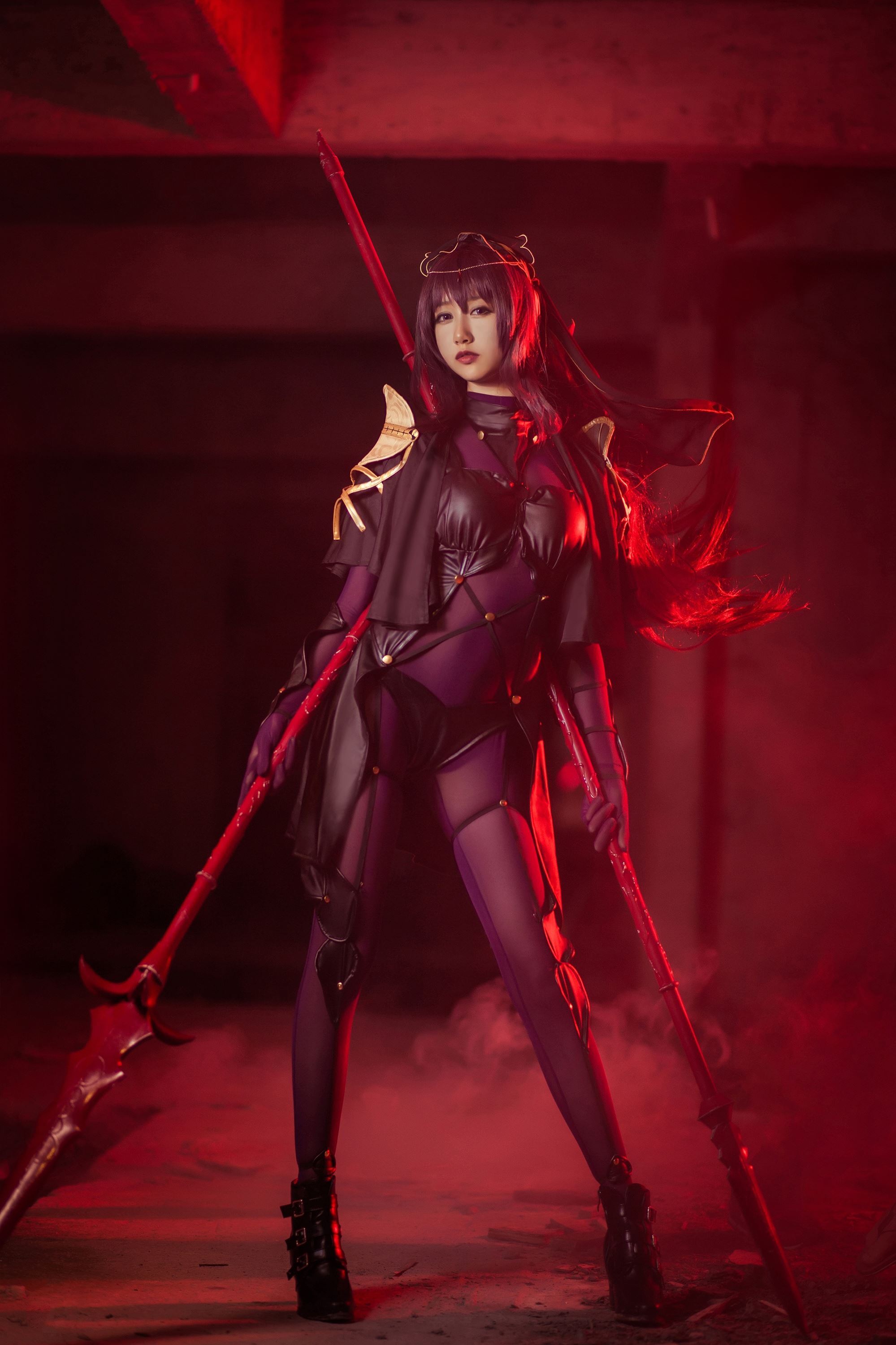 萌系小姐姐木绵绵OwO 斯卡哈