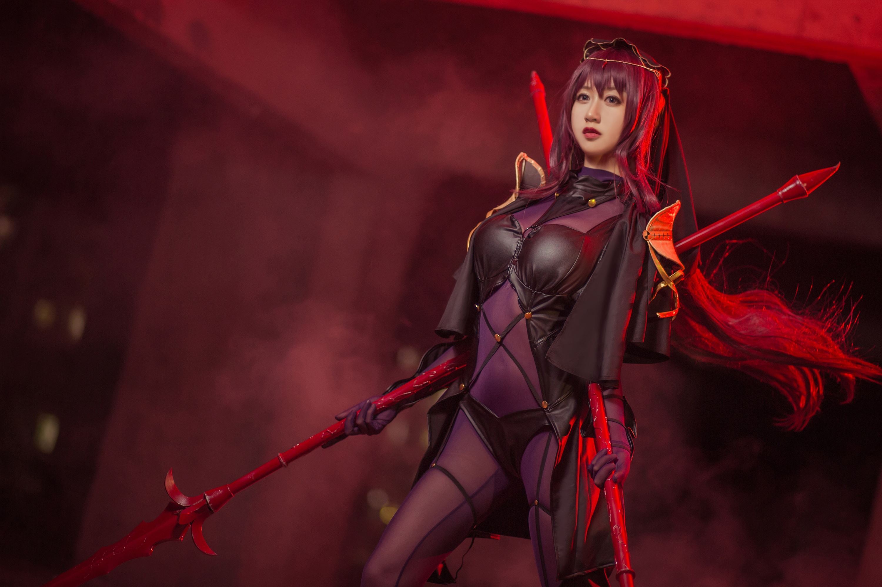 萌系小姐姐木绵绵OwO 斯卡哈