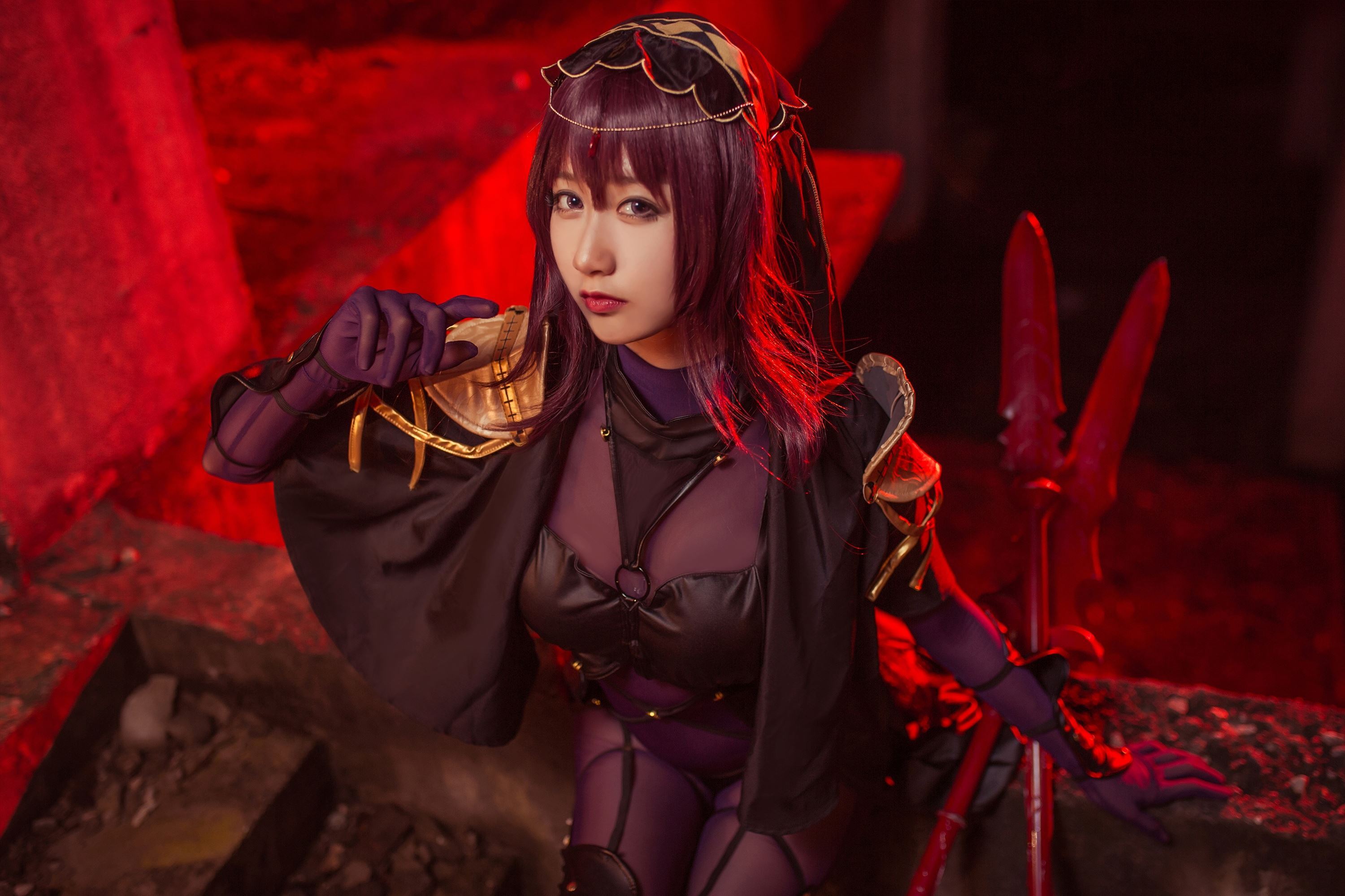 萌系小姐姐木绵绵OwO 斯卡哈