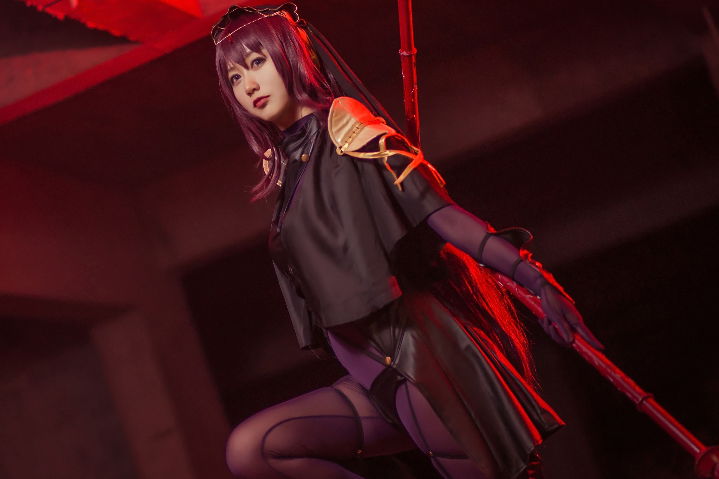 萌系小姐姐木绵绵OwO 斯卡哈