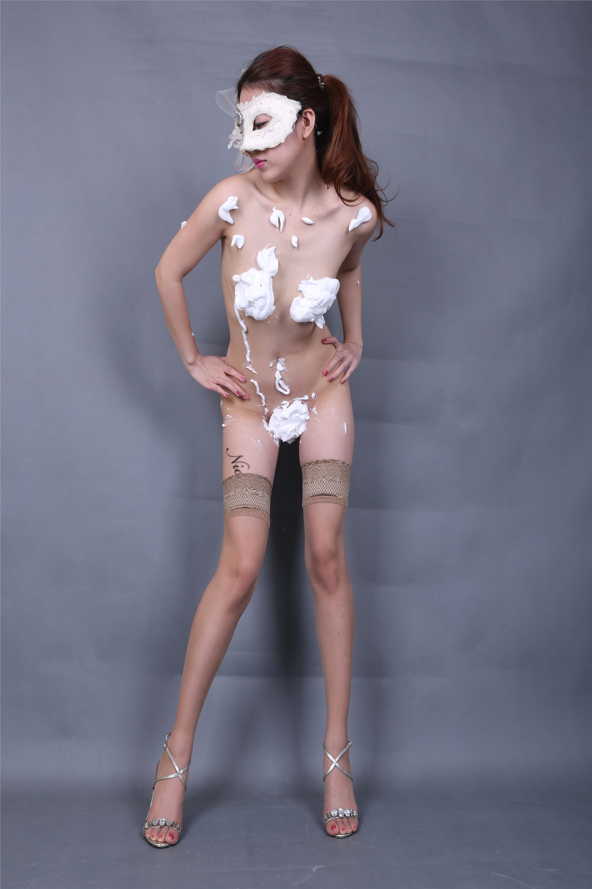 Nicole图集 No.007 奶油蕾丝