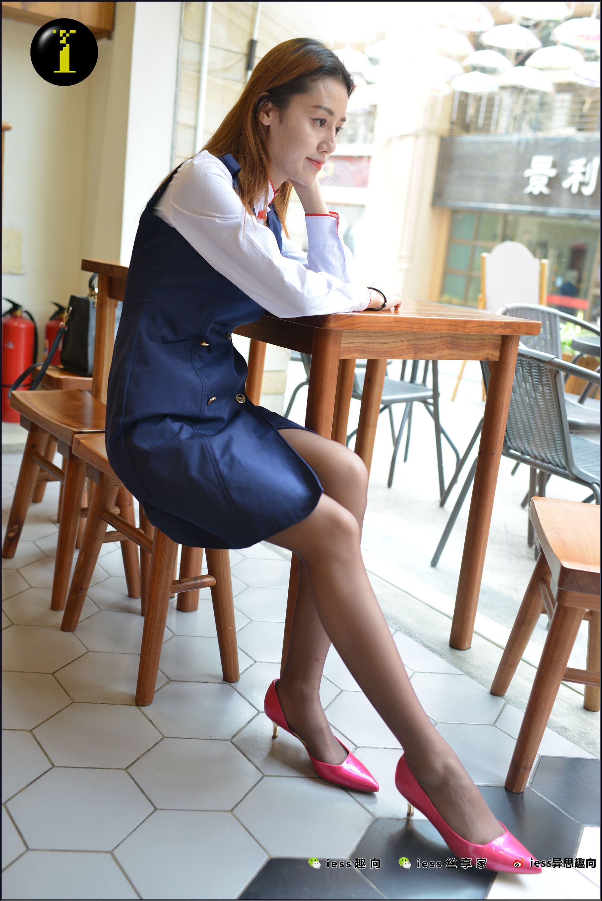 [IESS异思趣向] 普惠集 032 晶晶 – 路遇晶姐黑丝