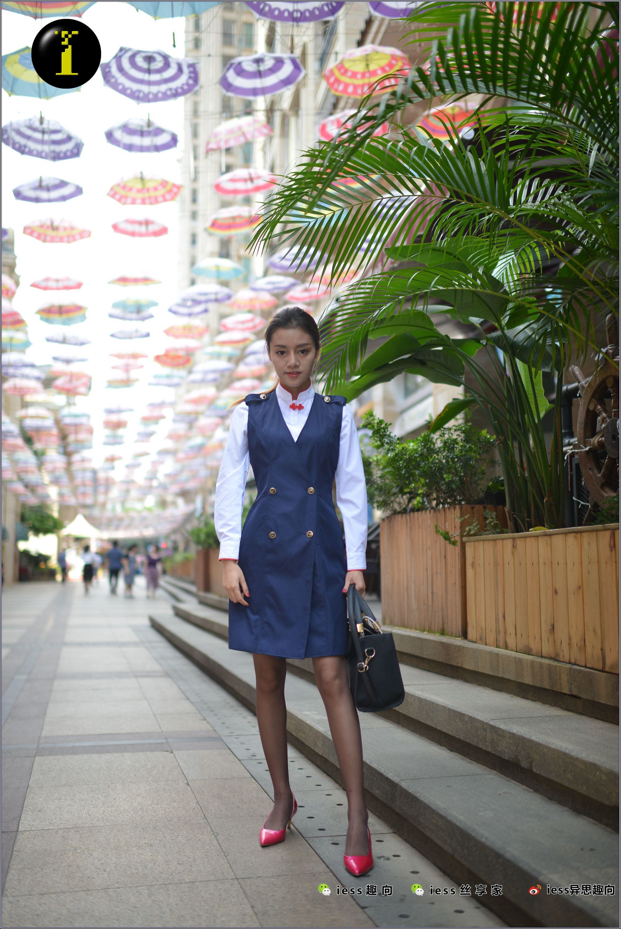 [IESS异思趣向] 普惠集 032 晶晶 – 路遇晶姐黑丝