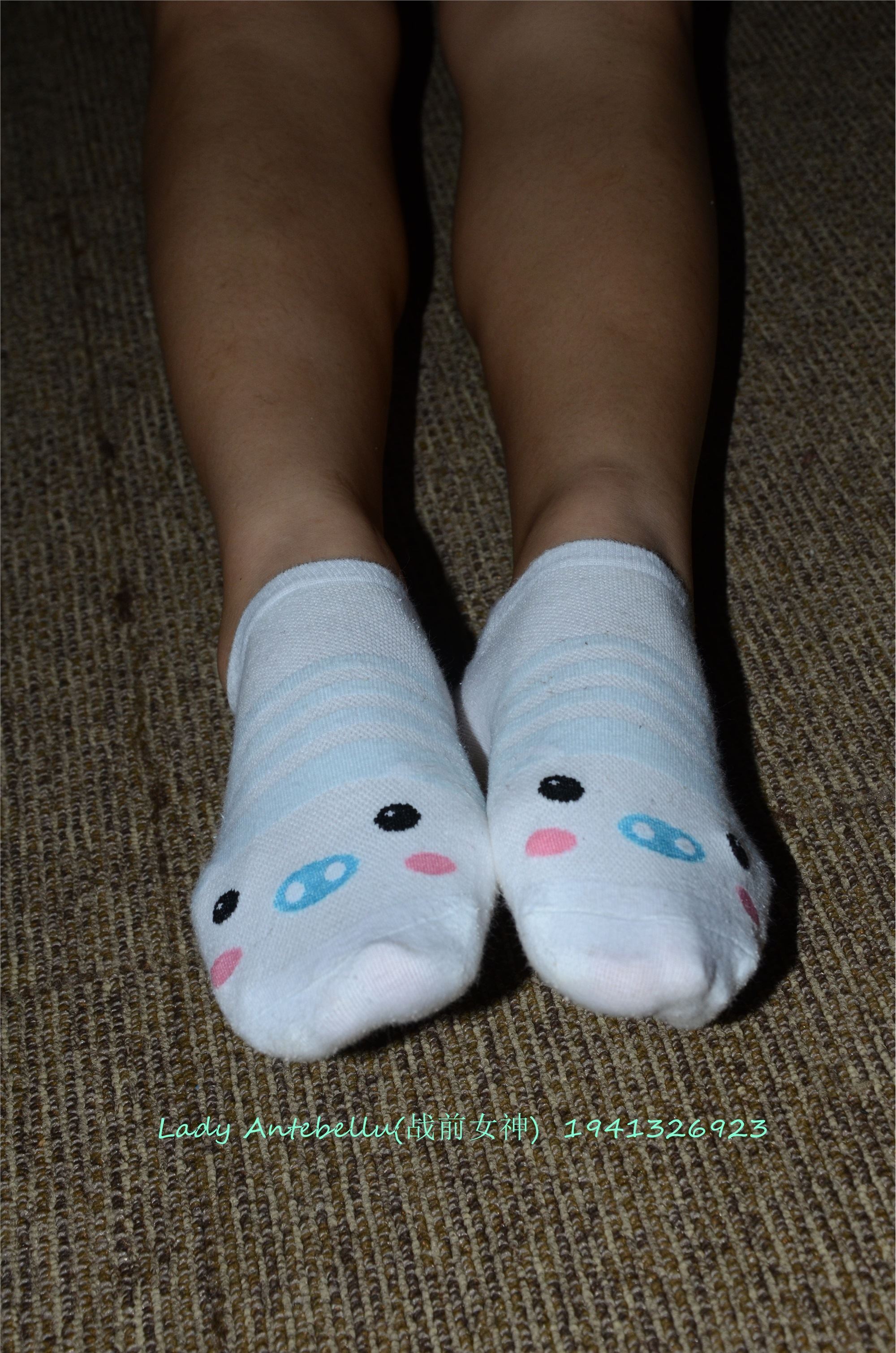 战前女神  恋足美腿棉袜女神级摄影套图 064