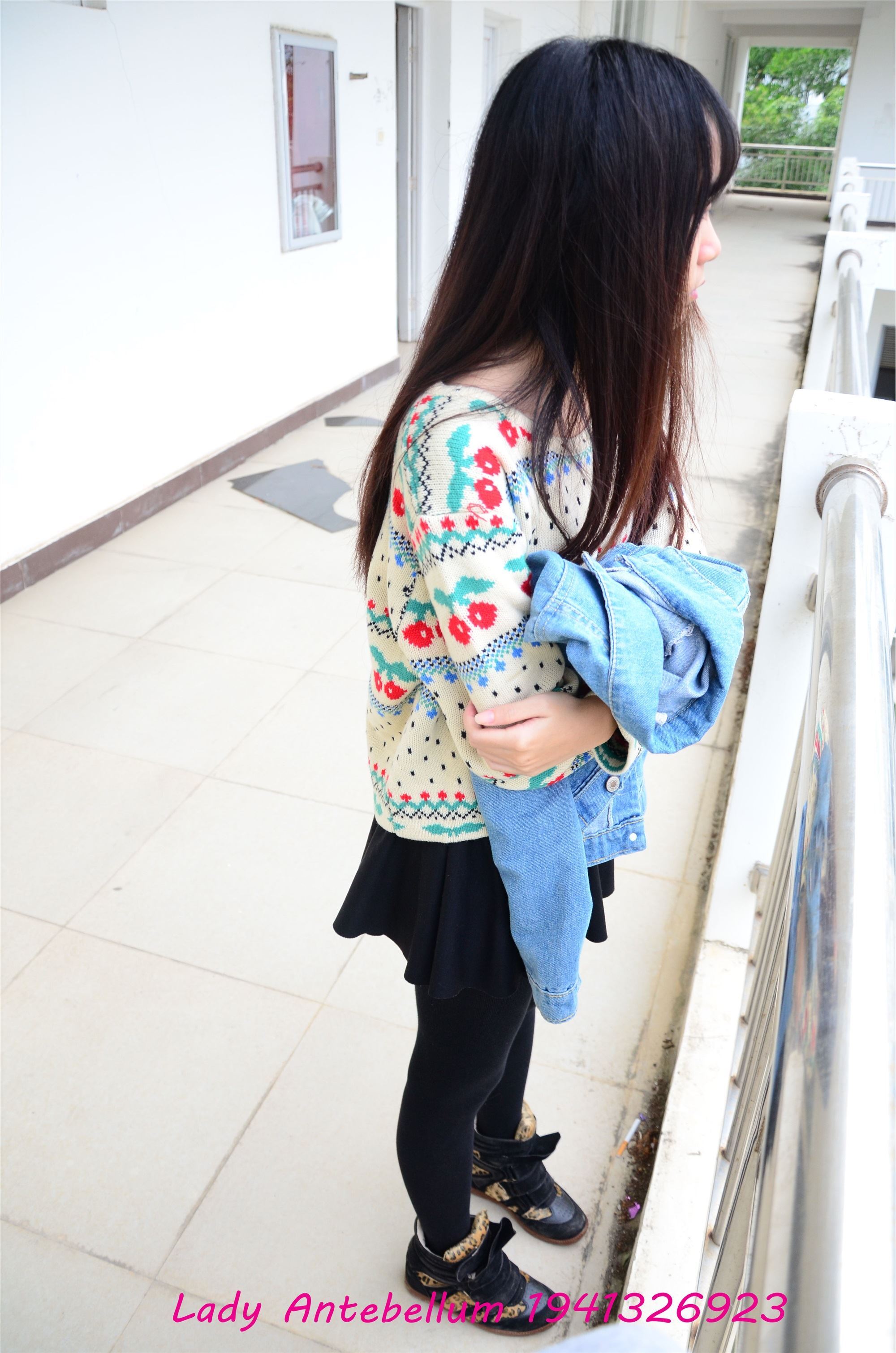 战前女神  恋足美腿棉袜女神级摄影套图 074