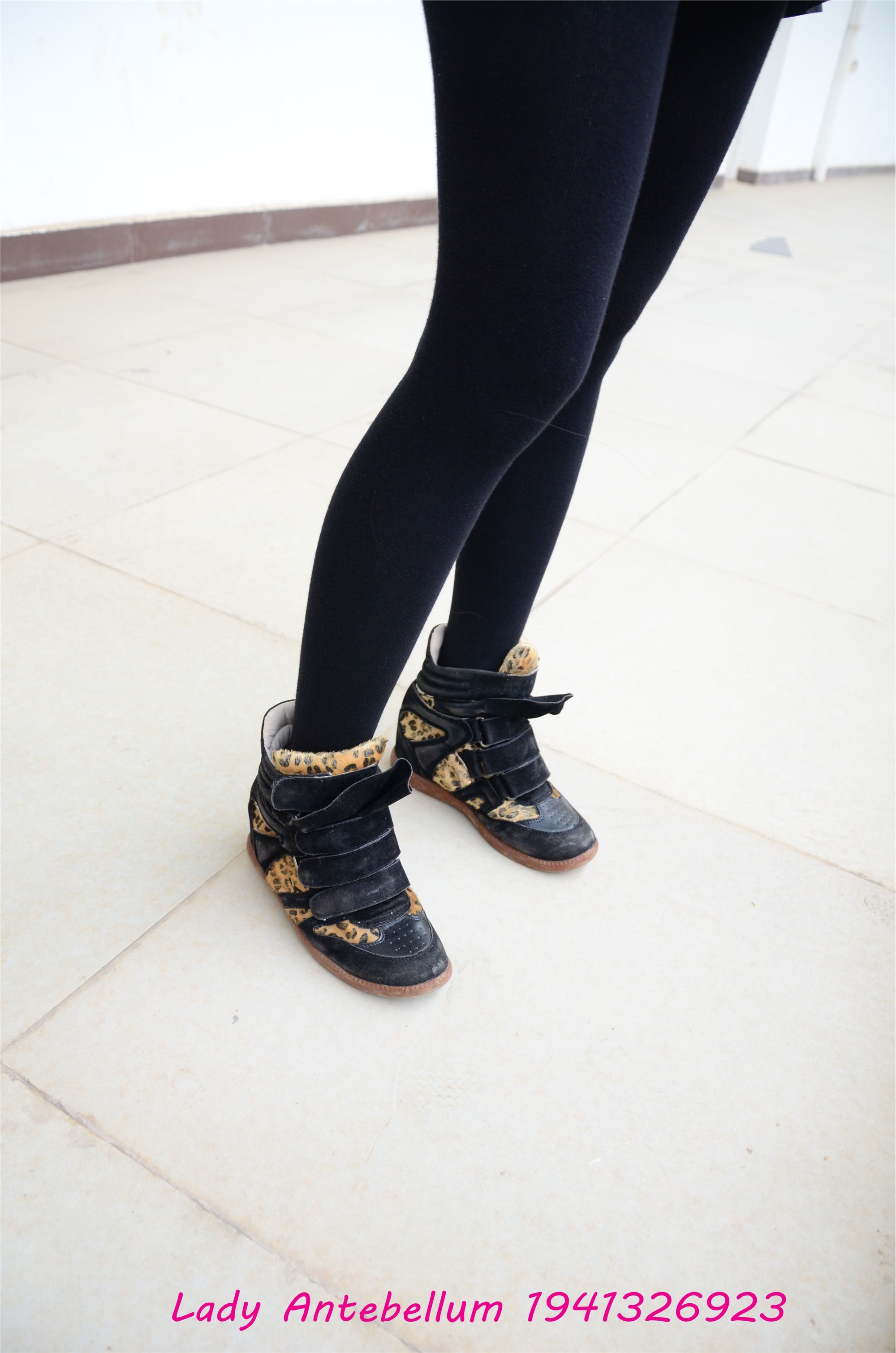 战前女神  恋足美腿棉袜女神级摄影套图 074