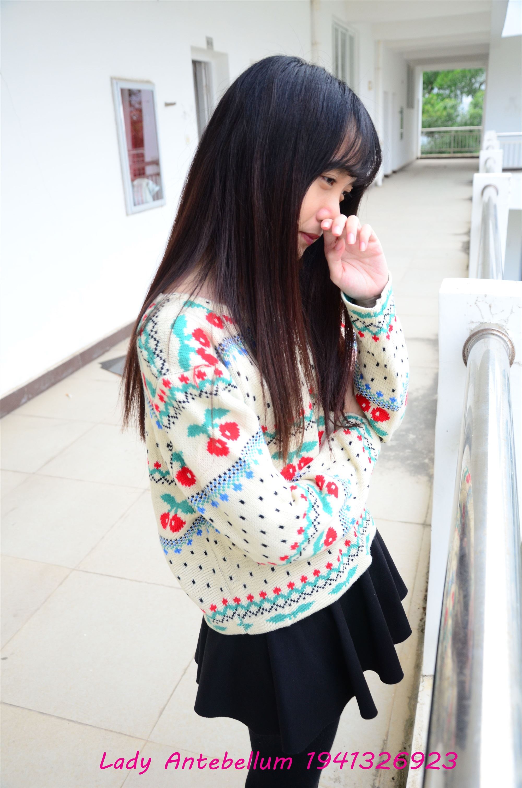 战前女神  恋足美腿棉袜女神级摄影套图 074