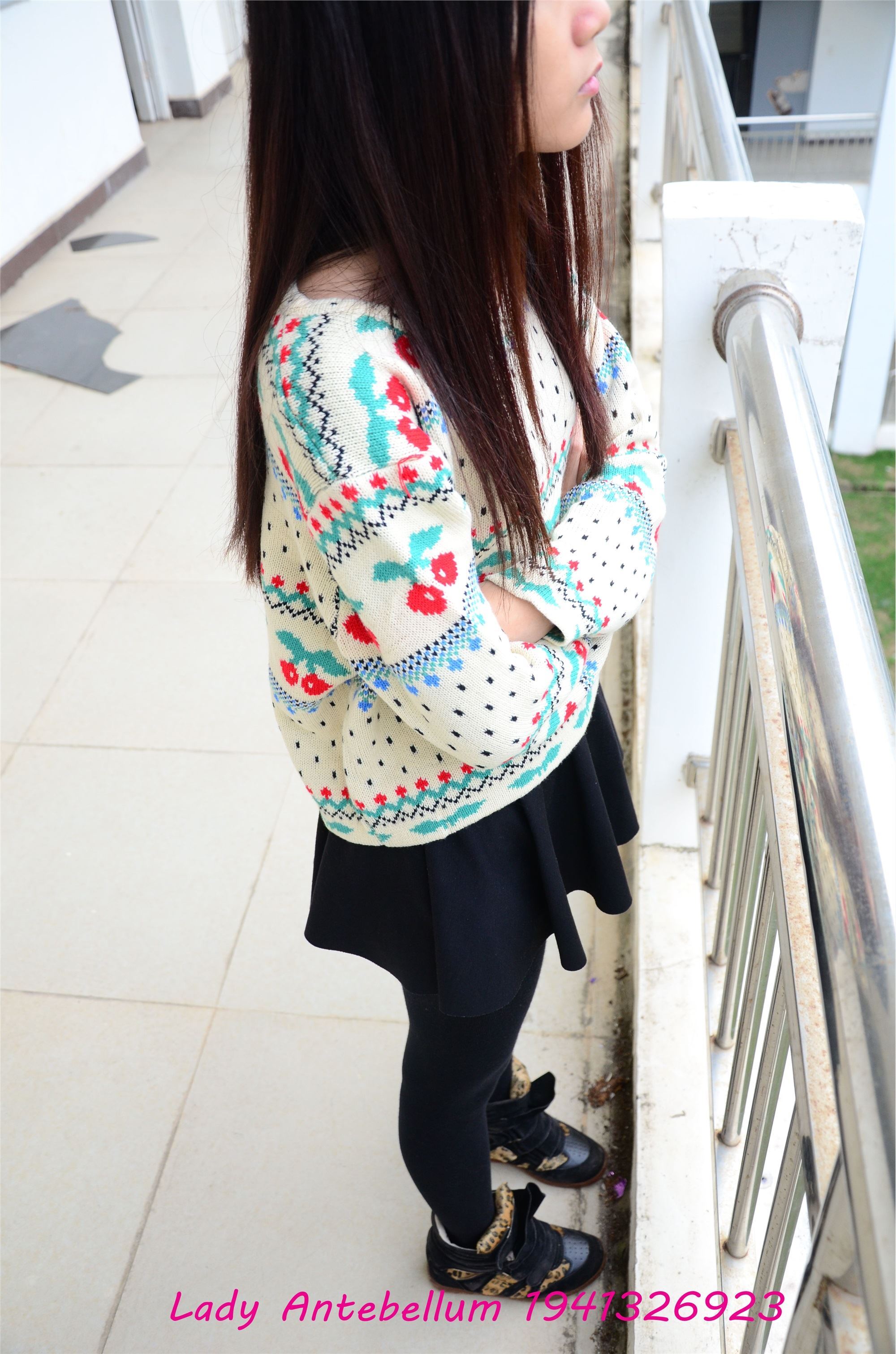 战前女神  恋足美腿棉袜女神级摄影套图 074