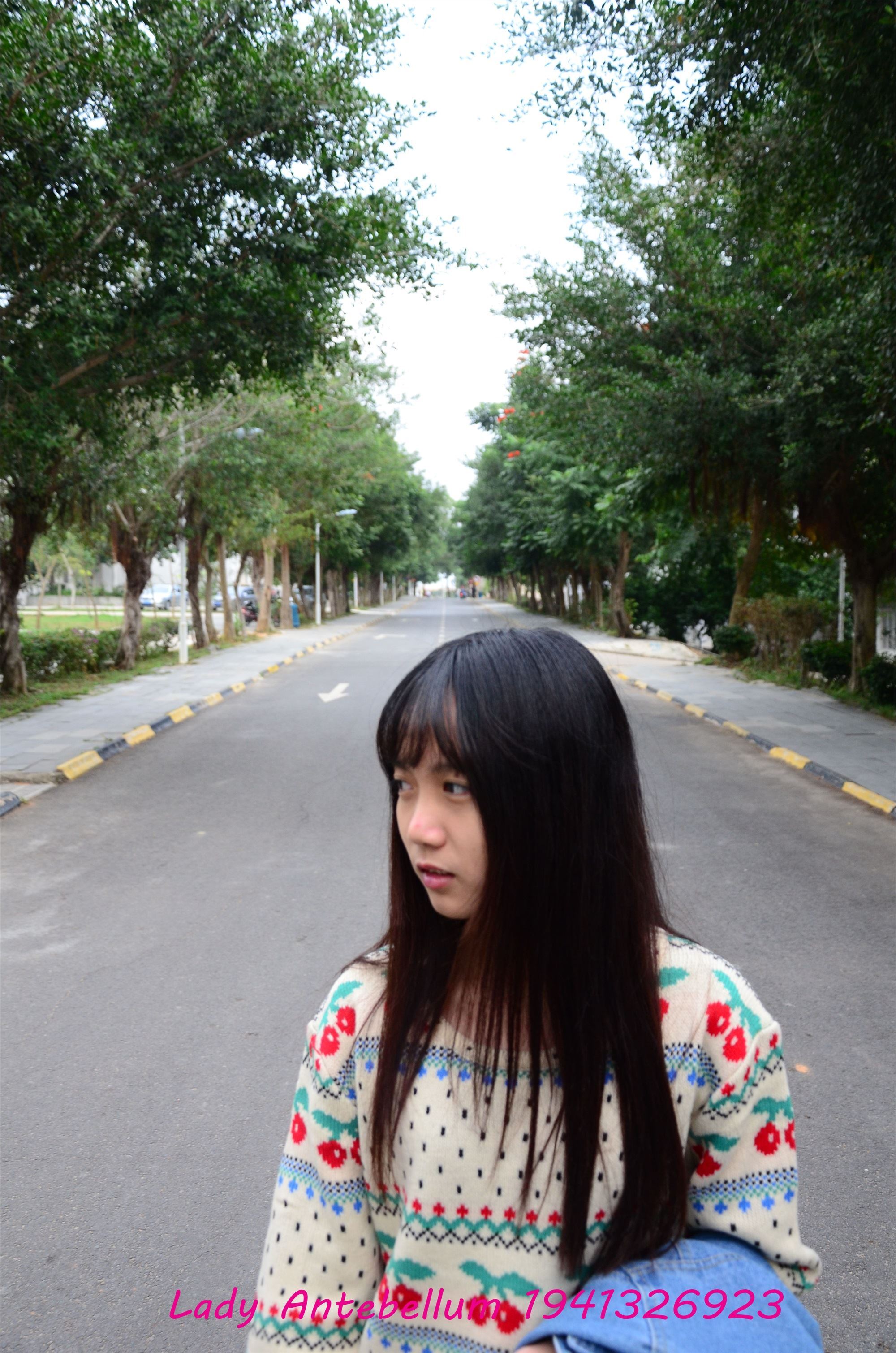 战前女神  恋足美腿棉袜女神级摄影套图 074