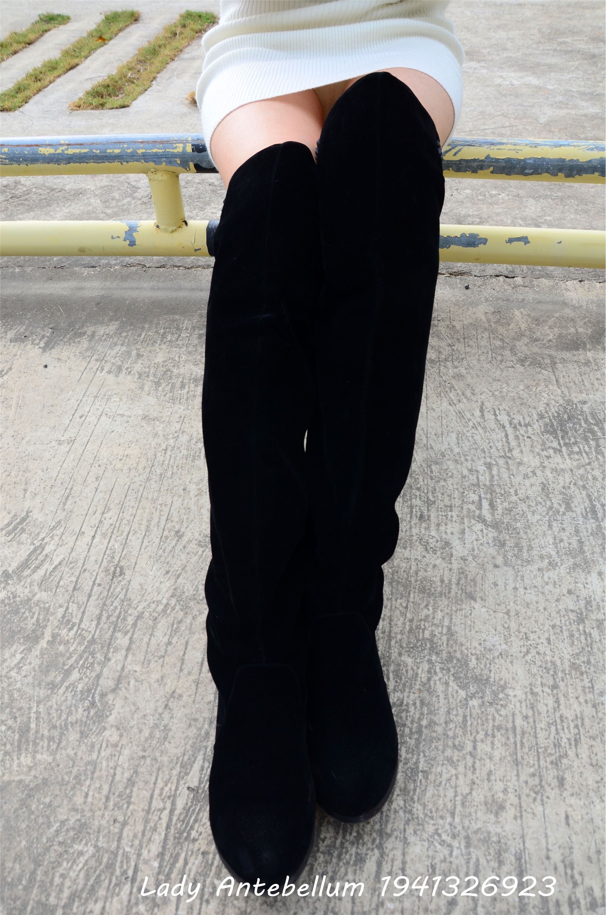 战前女神  恋足美腿棉袜女神级摄影套图 075