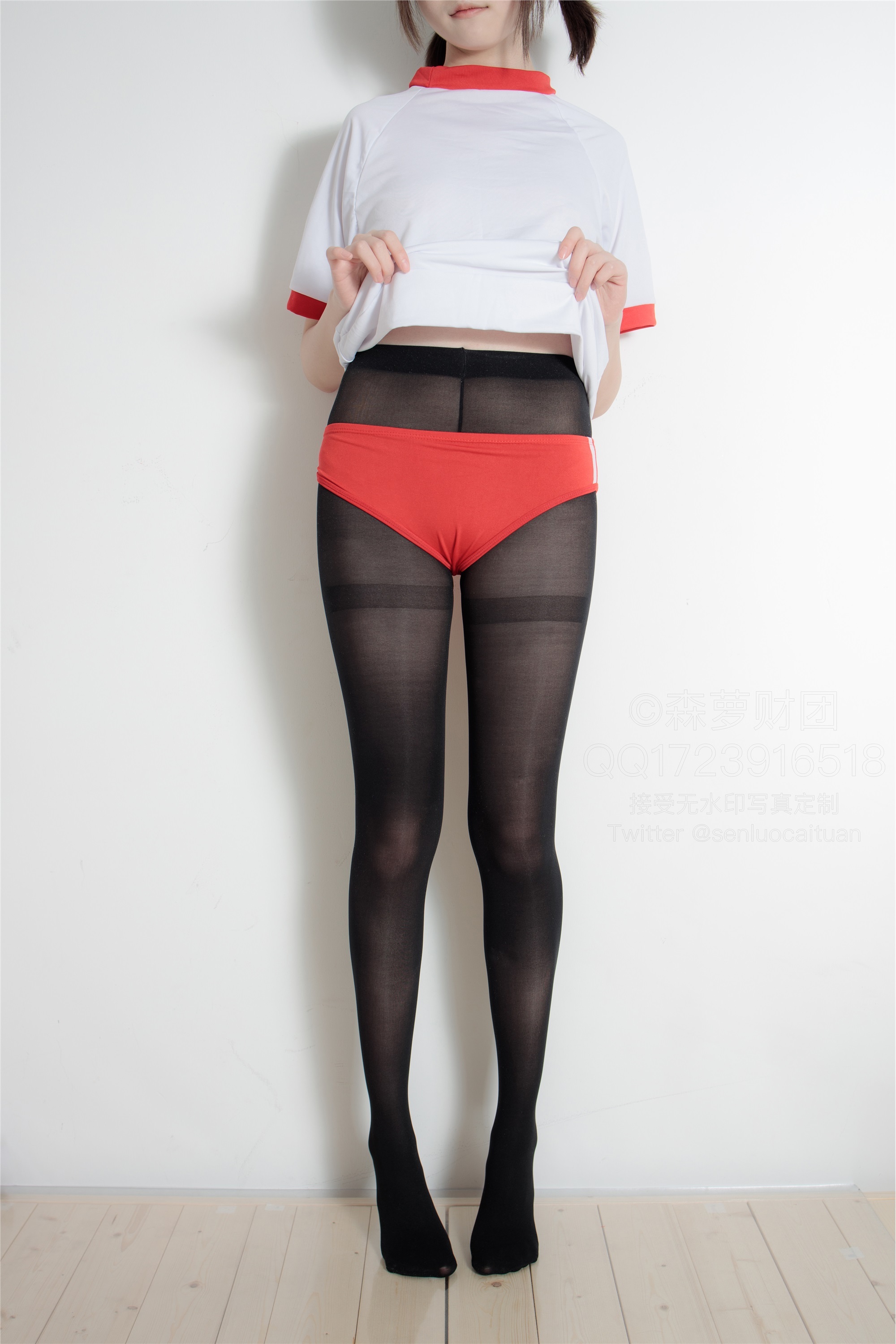 森萝财团萝莉丝足写真 WTMSB-001 红色布鲁马50D黑丝