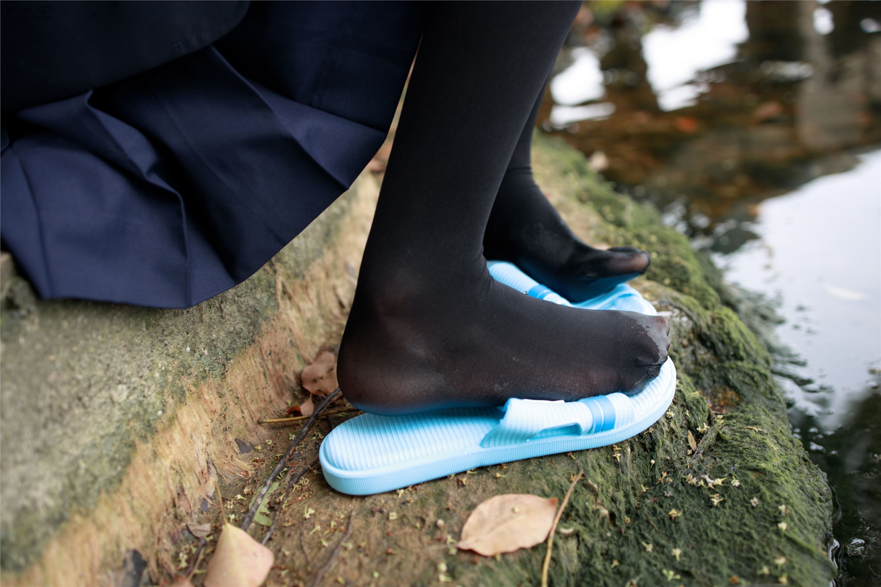 森萝财团萝莉丝足写真 JKFUN-006 Aika 日系黑丝