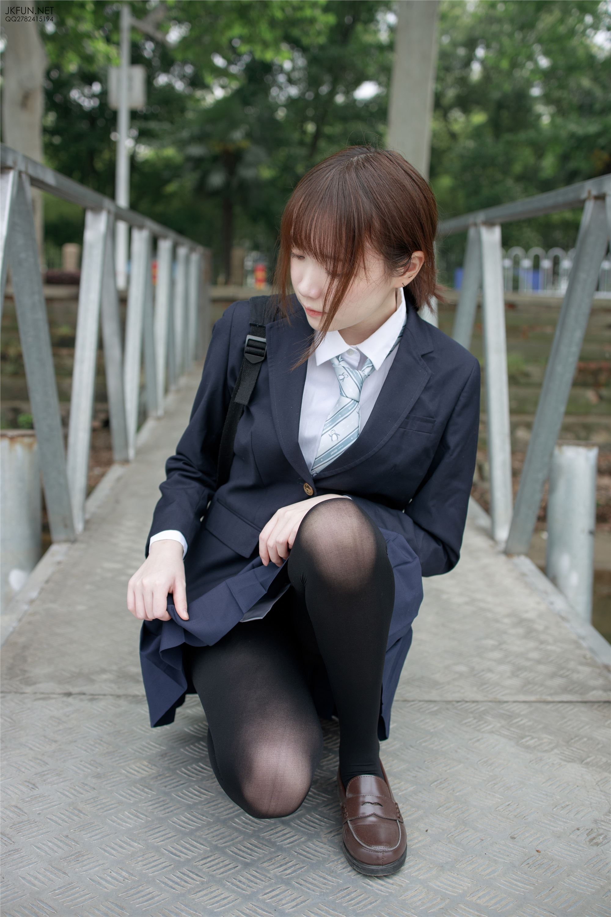 森萝财团萝莉丝足写真 JKFUN-006 Aika 日系黑丝