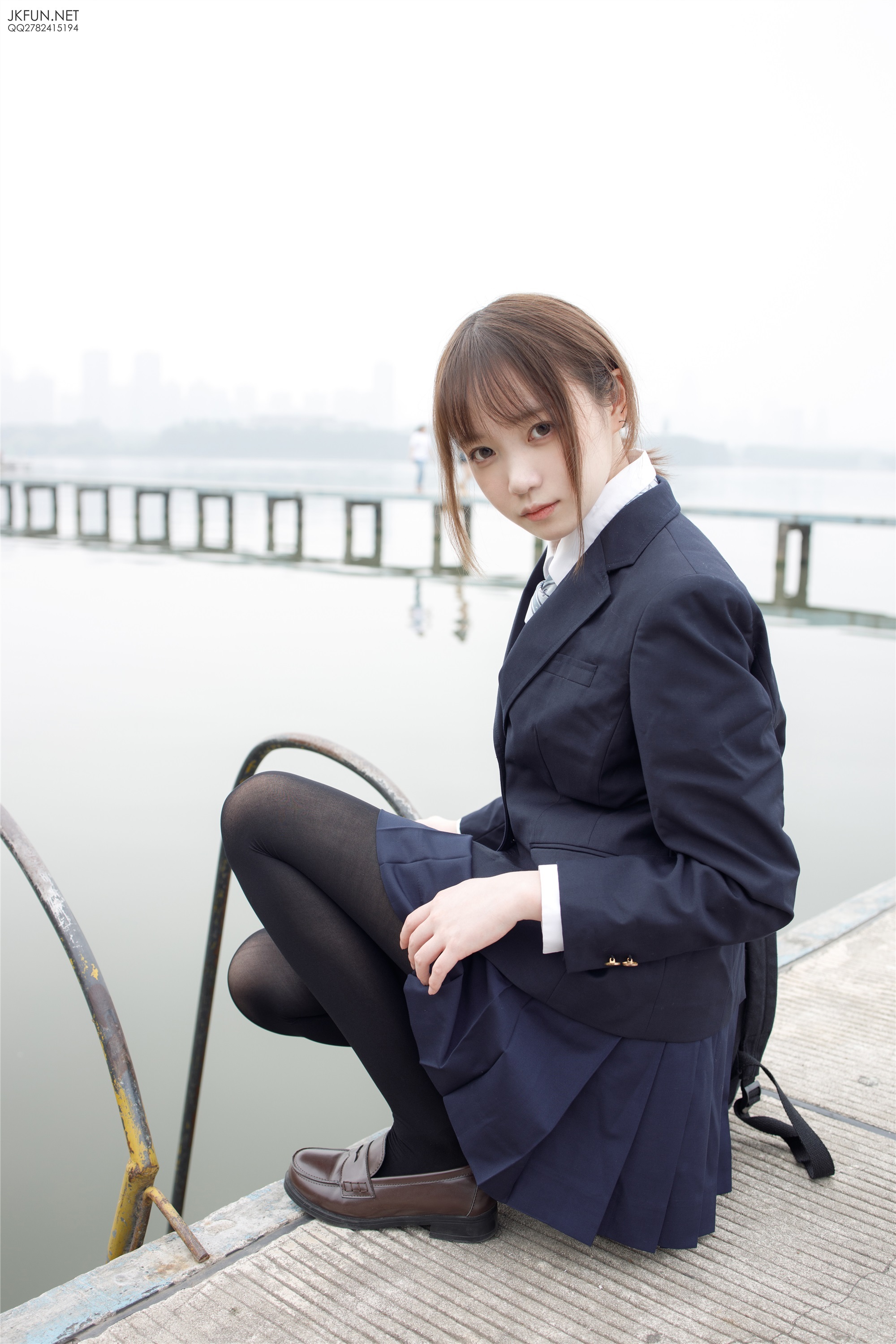 森萝财团萝莉丝足写真 JKFUN-006 Aika 日系黑丝