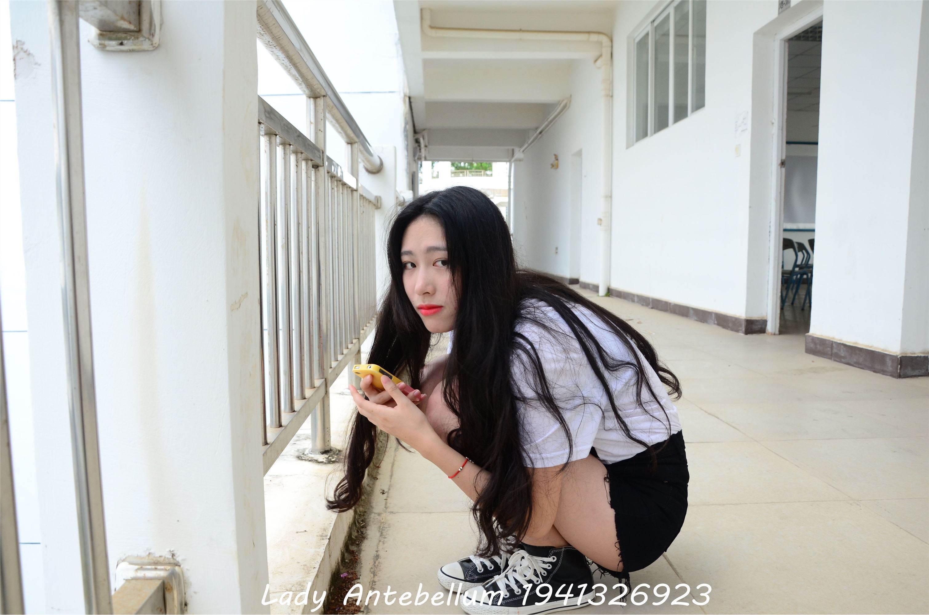 战前女神  恋足美腿棉袜女神级摄影套图 077