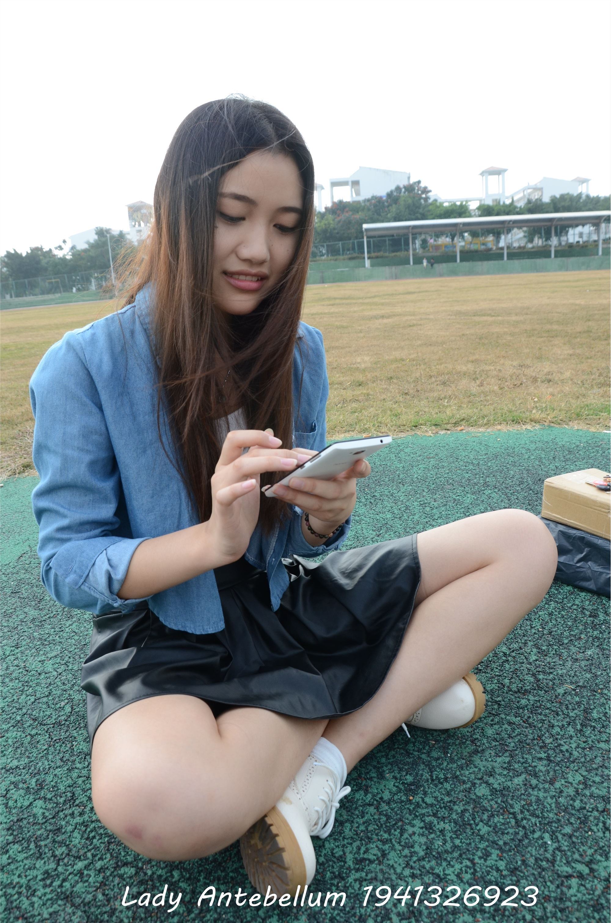 战前女神  恋足美腿棉袜女神级摄影套图 078