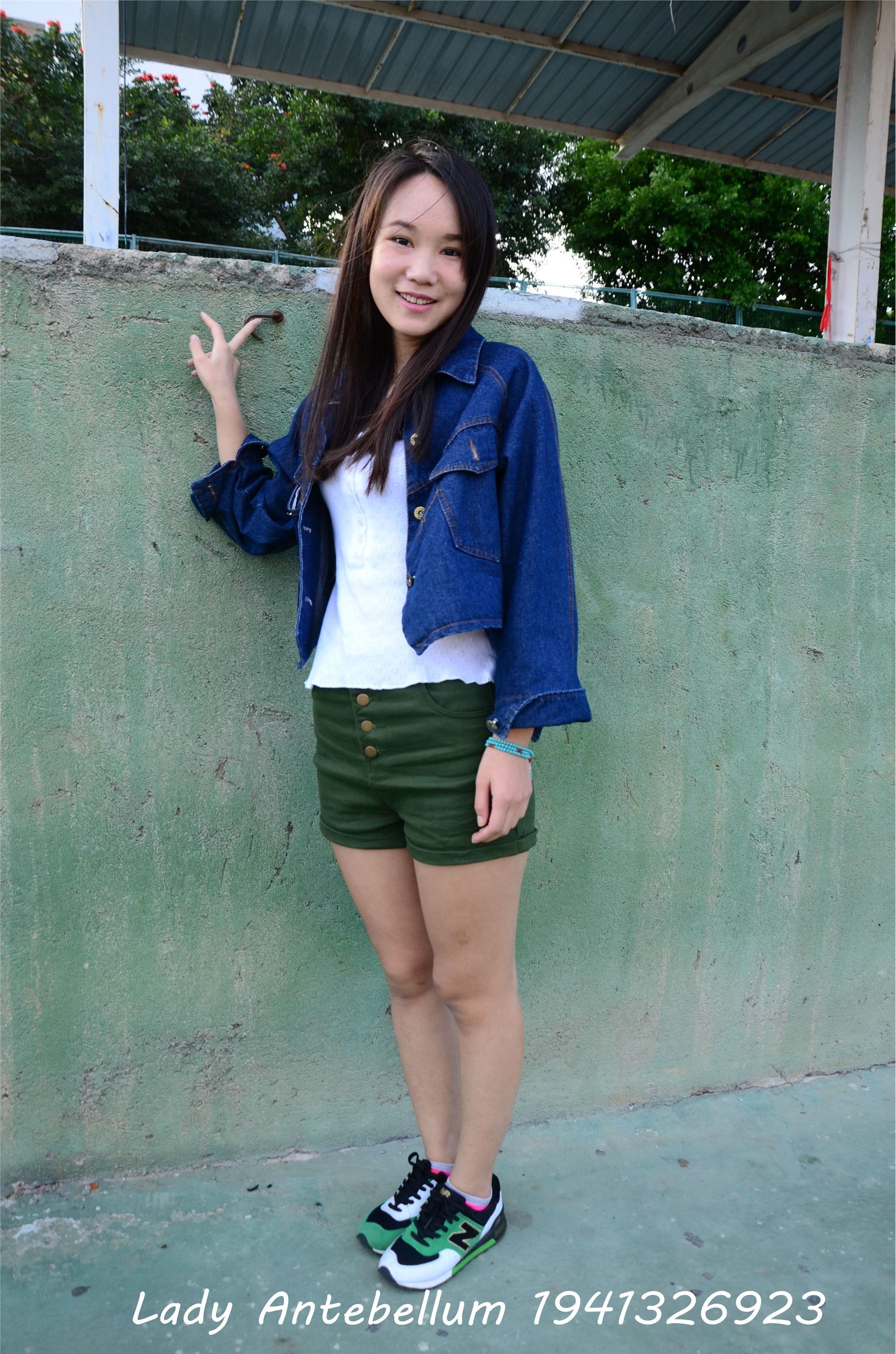 战前女神  恋足美腿棉袜女神级摄影套图 080