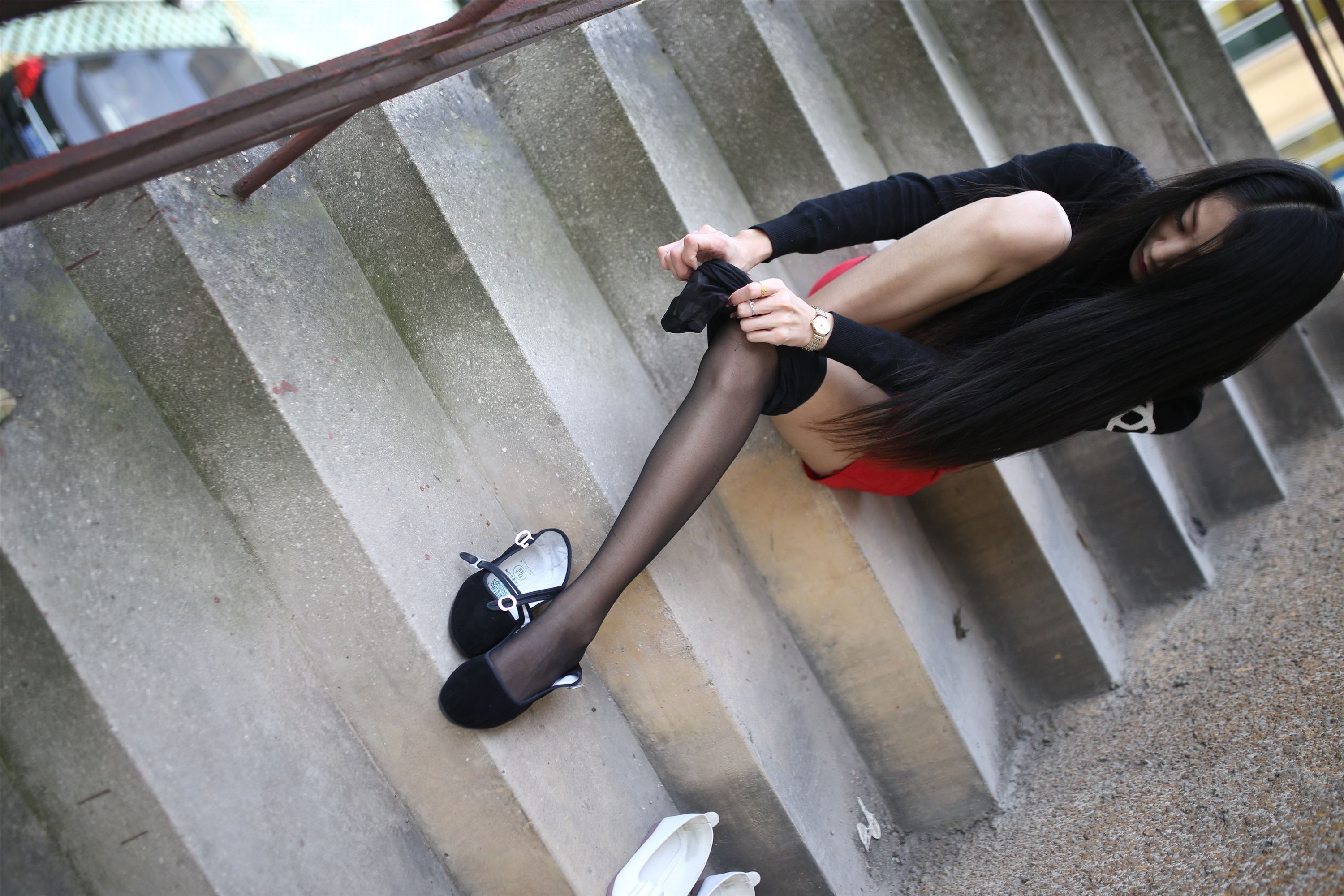 大西瓜套图 S010 黑长裤268p1