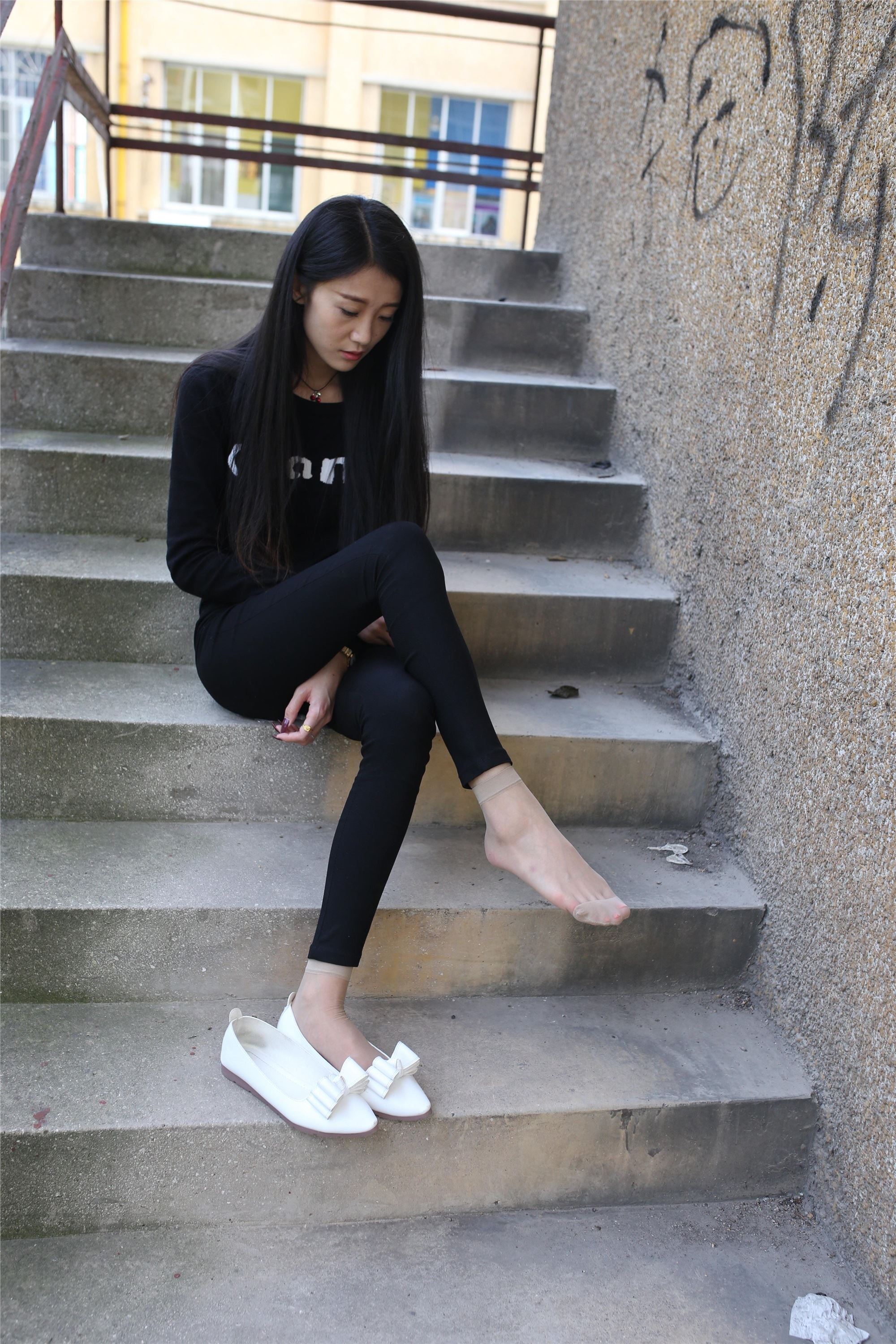 大西瓜套图 S010 黑长裤268p1