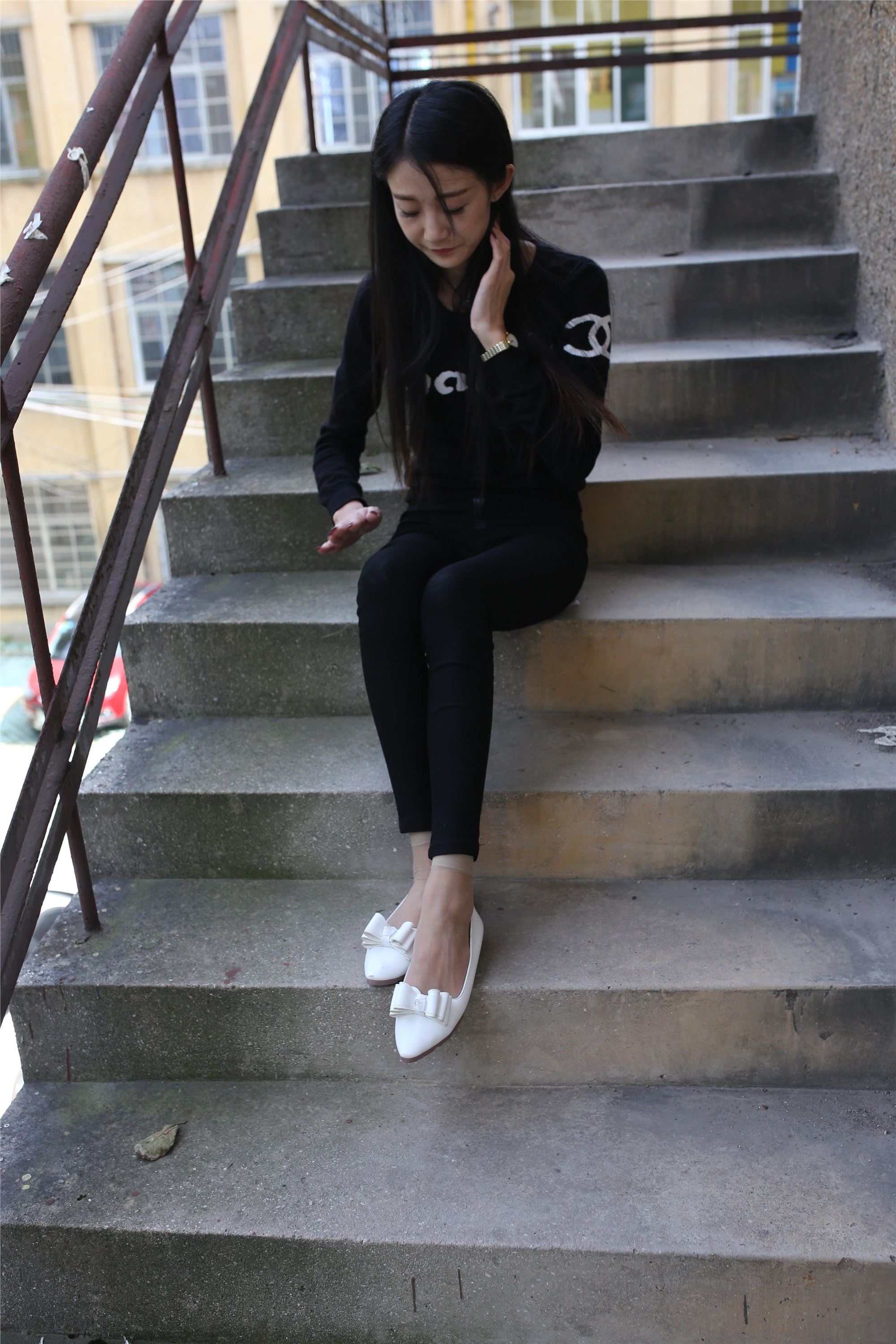 大西瓜套图 S010 黑长裤268p1