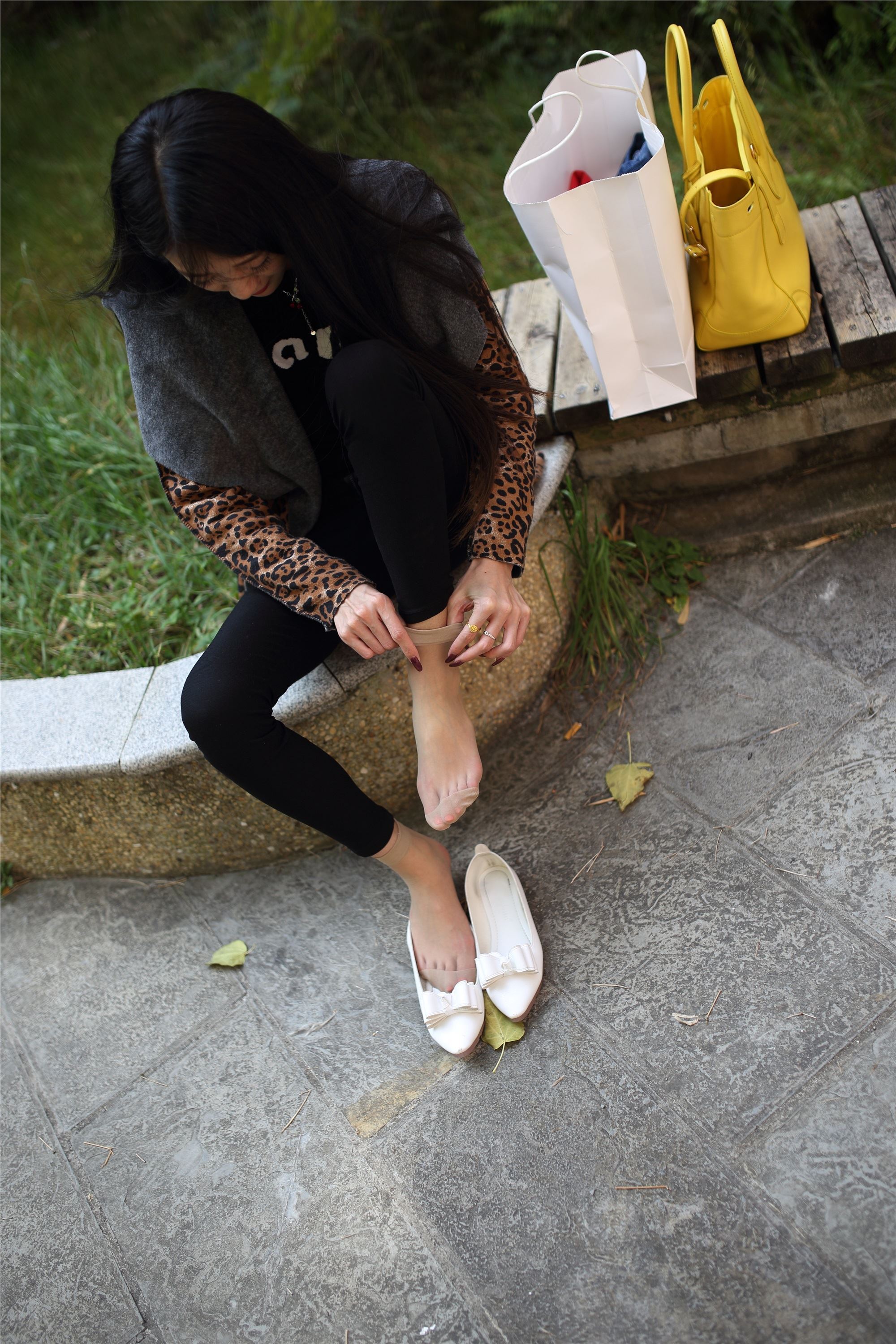 大西瓜套图 S010 黑长裤268p1