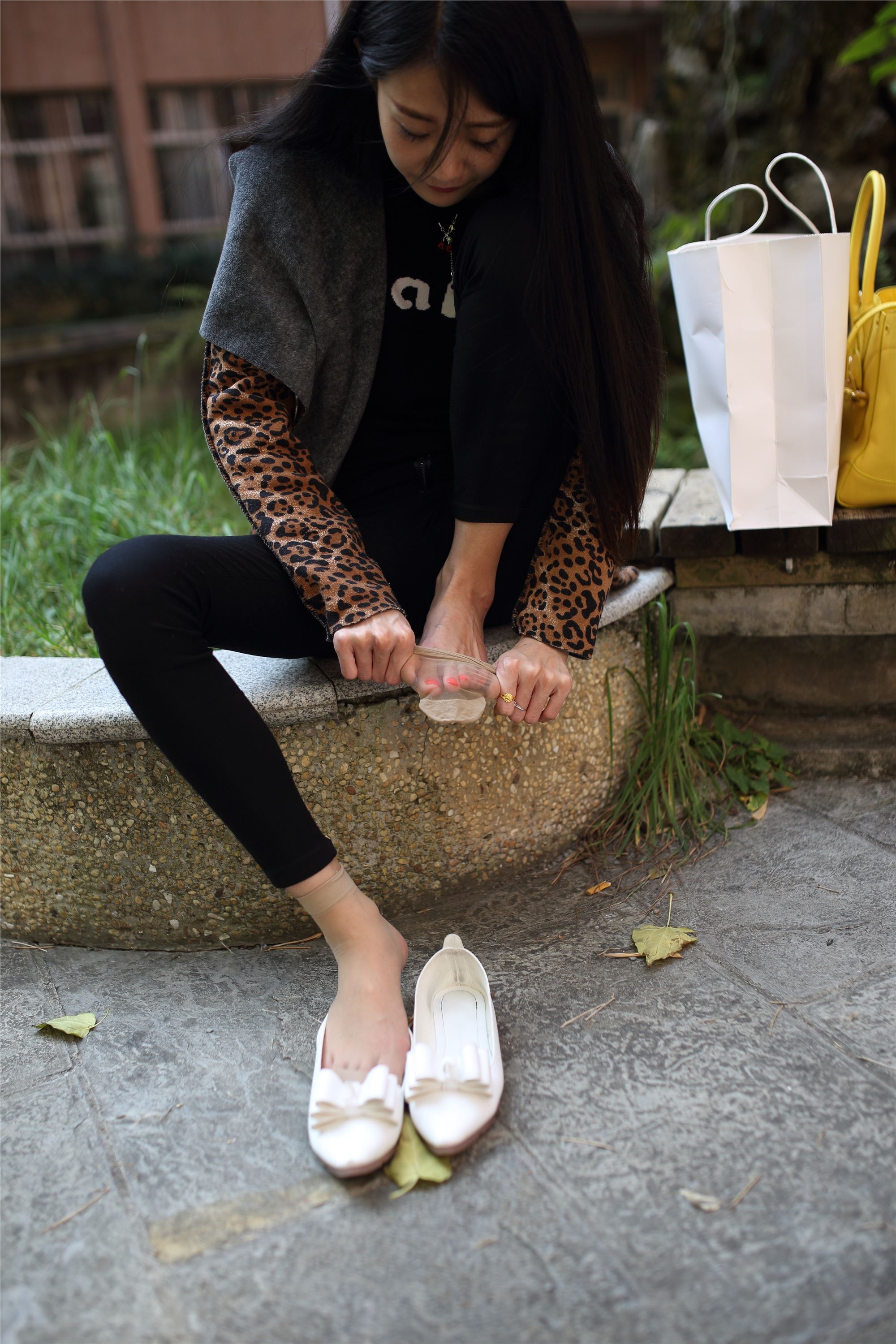 大西瓜套图 S010 黑长裤268p1