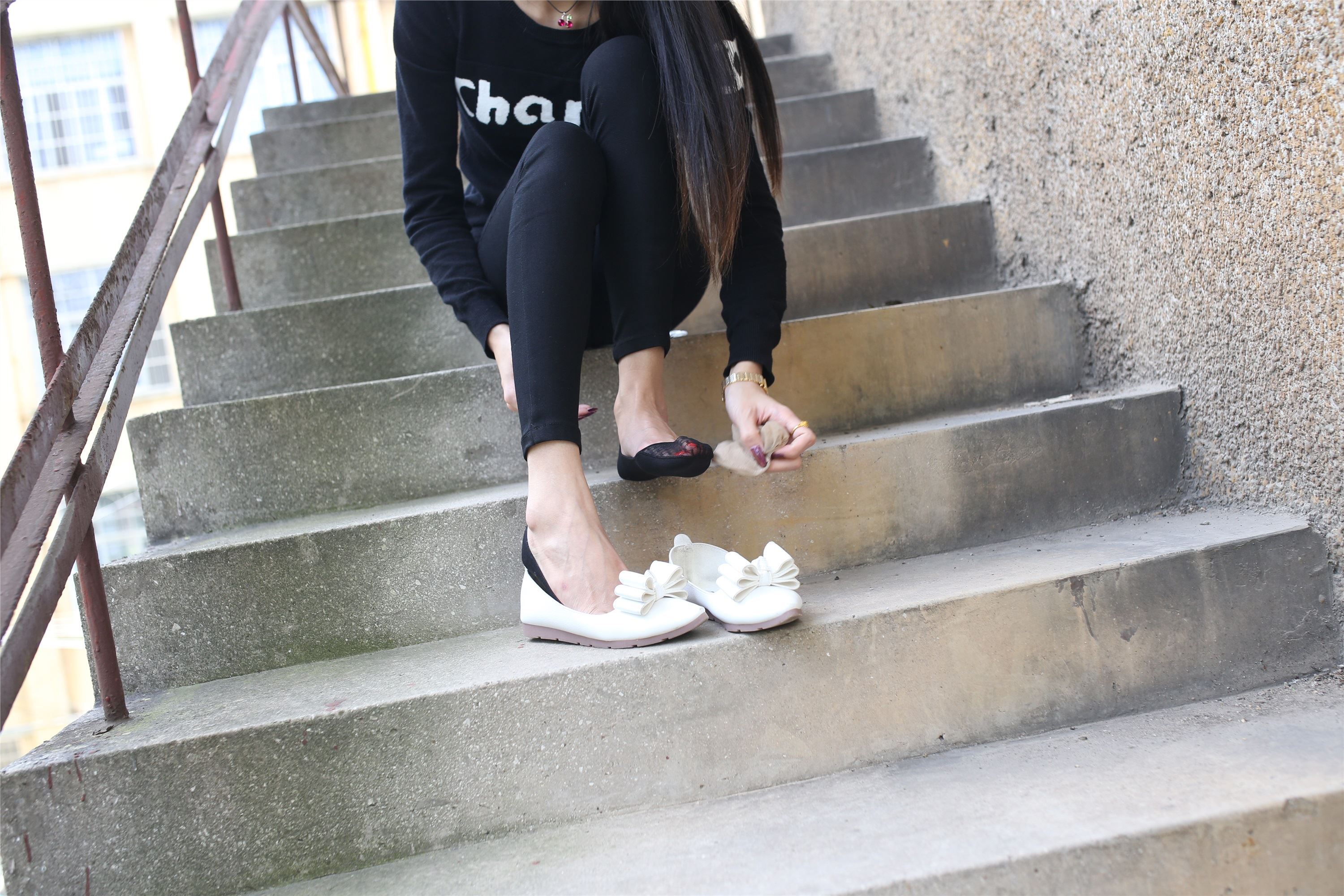 大西瓜套图 S010 黑长裤268p1