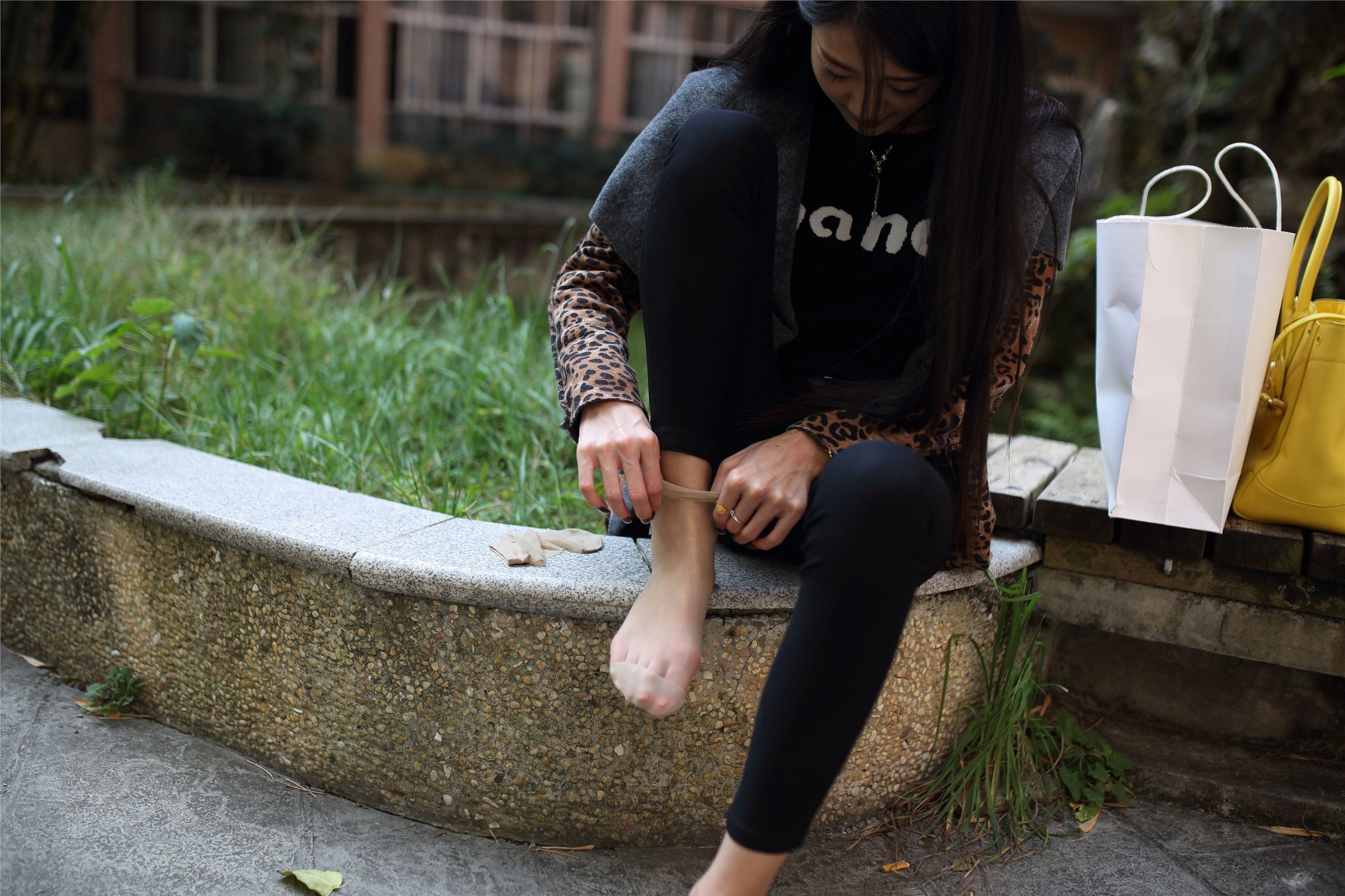 大西瓜套图 S010 黑长裤268p1