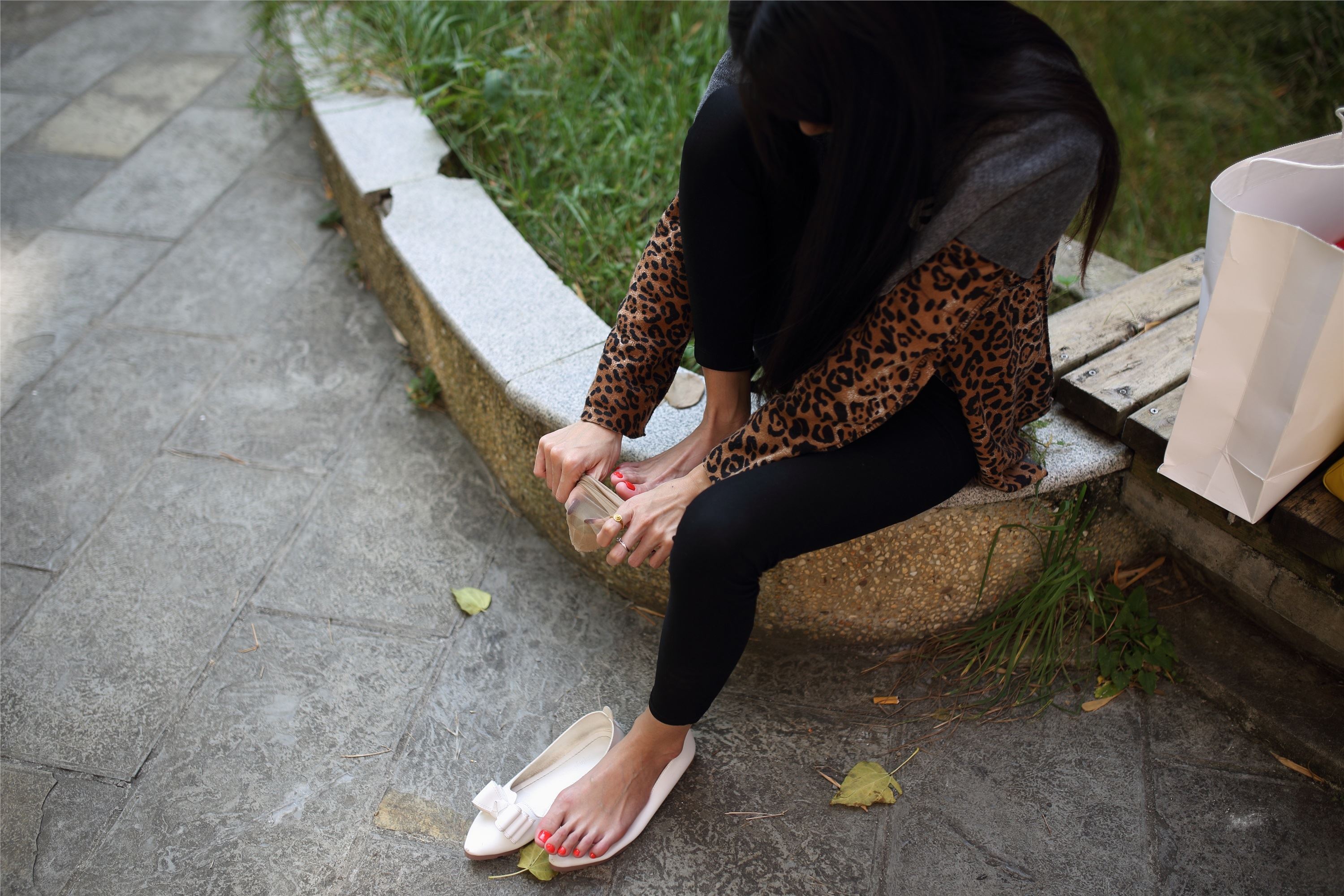 大西瓜套图 S010 黑长裤268p1